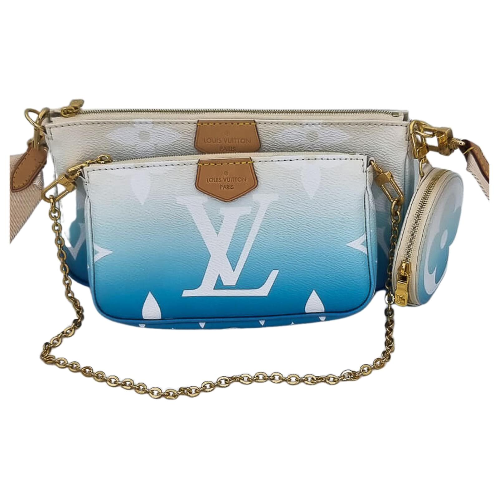 Louis Vuitton Monogram Giant by The Pool Multi Pochette Accessories Mini Pochette Blue