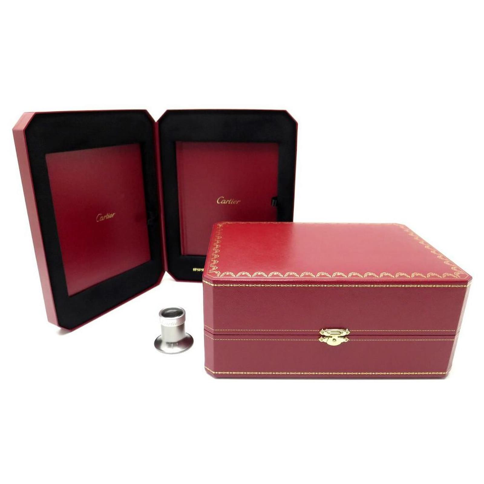 NEW BOX BOX FOR CARTIER CO WATCH000386 WATCH BOX JEWELER WATCH MAGNIFIER