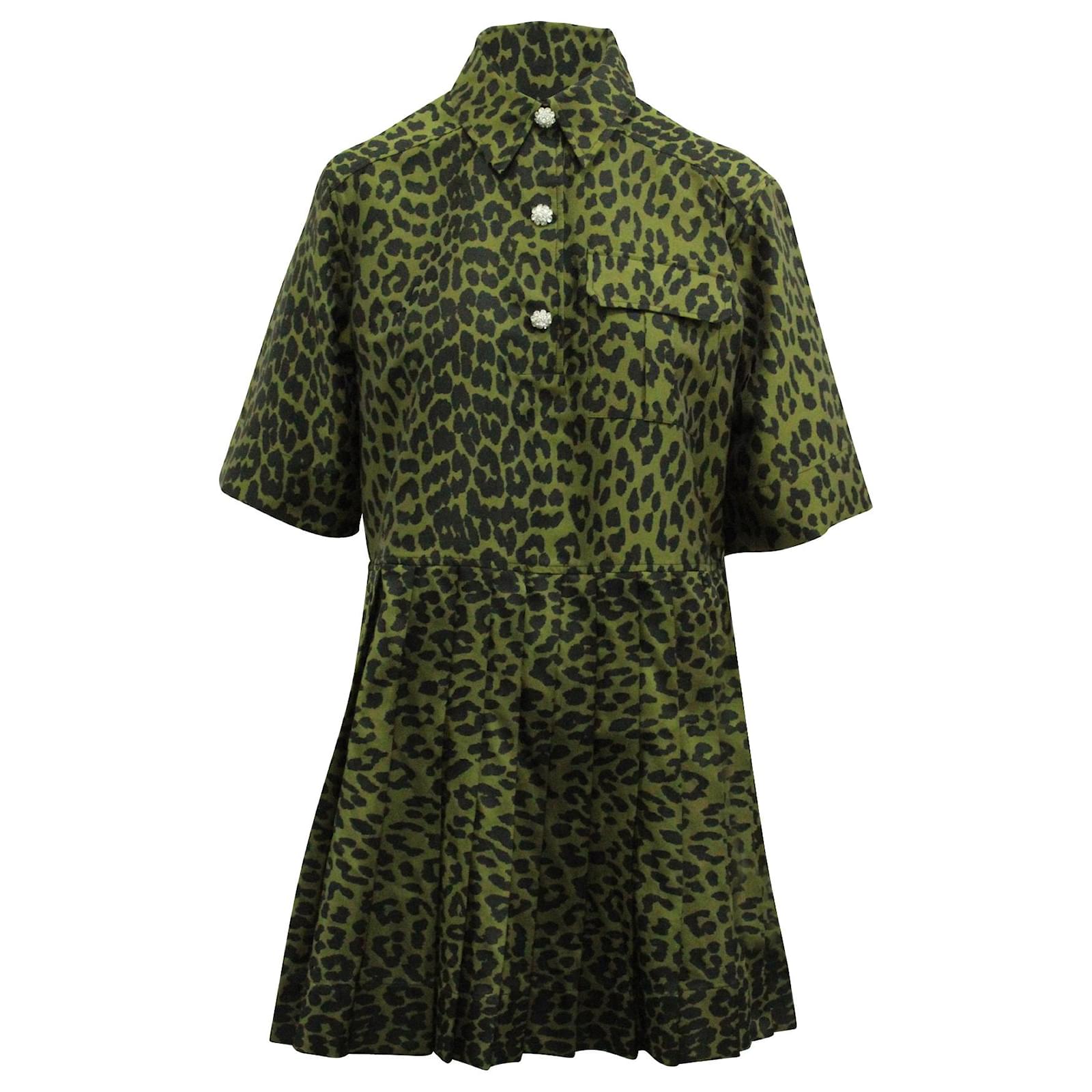【セール】国内入荷済み♪Ganni Crispy Jacquard Collaredワンピ セール】国内入荷済み♪Ganni Crispy Jacquard Collaredワンピ