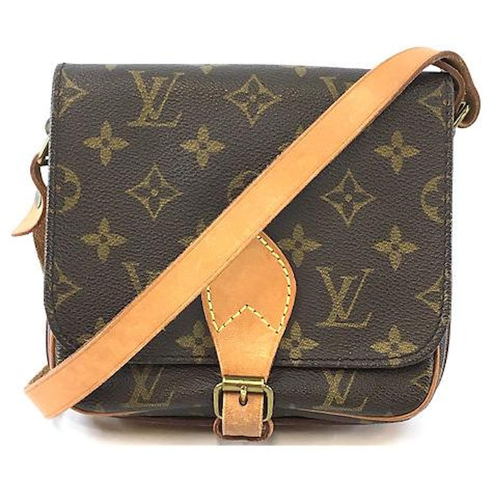 Louis Vuitton, Bags, Louis Vuitton Saint Cloud Gm Shoulder Bag Monogram  Leather Brown