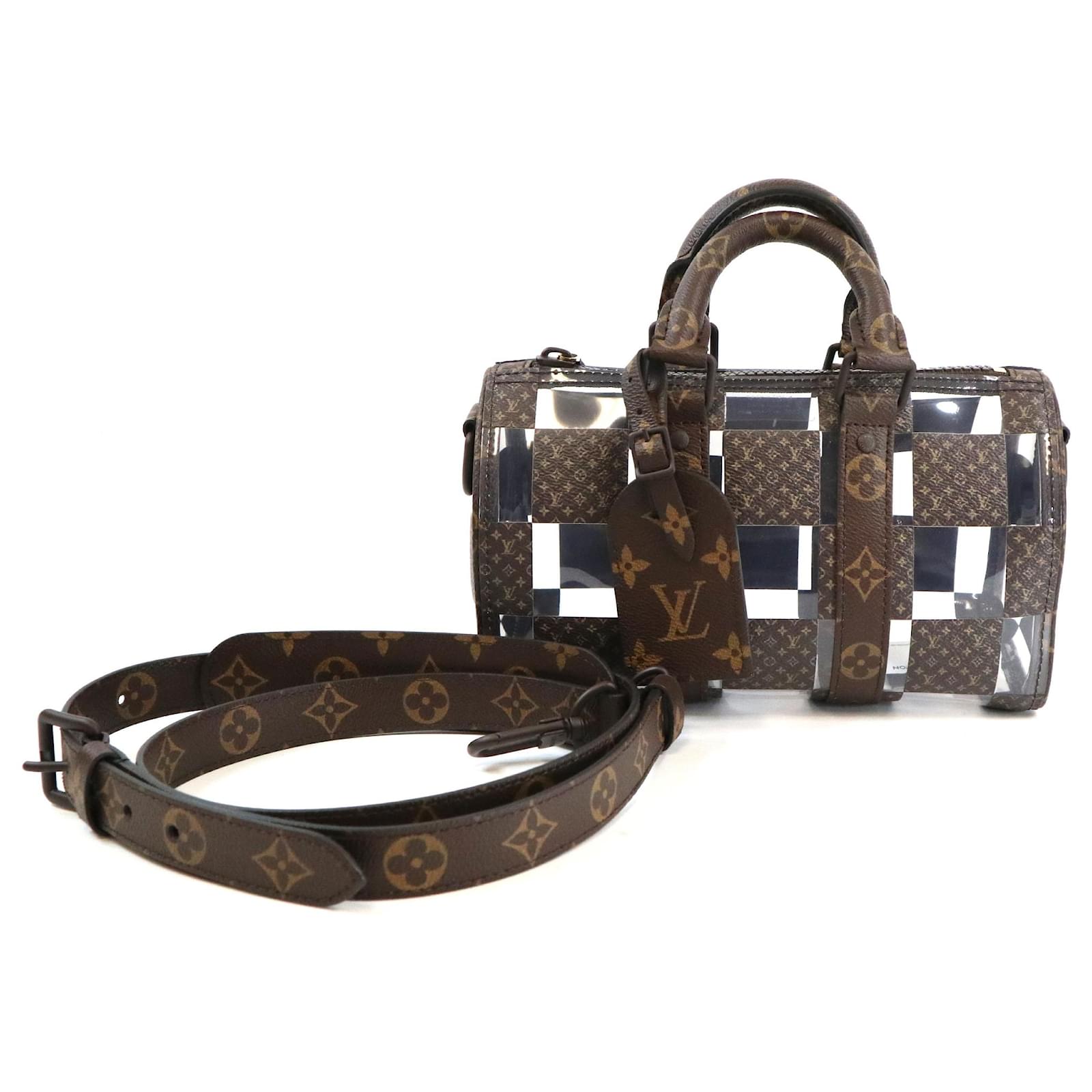 Louis Vuitton Keepall 50 Bandouliere Bags Brown Plastic ref.618614 - Joli  Closet