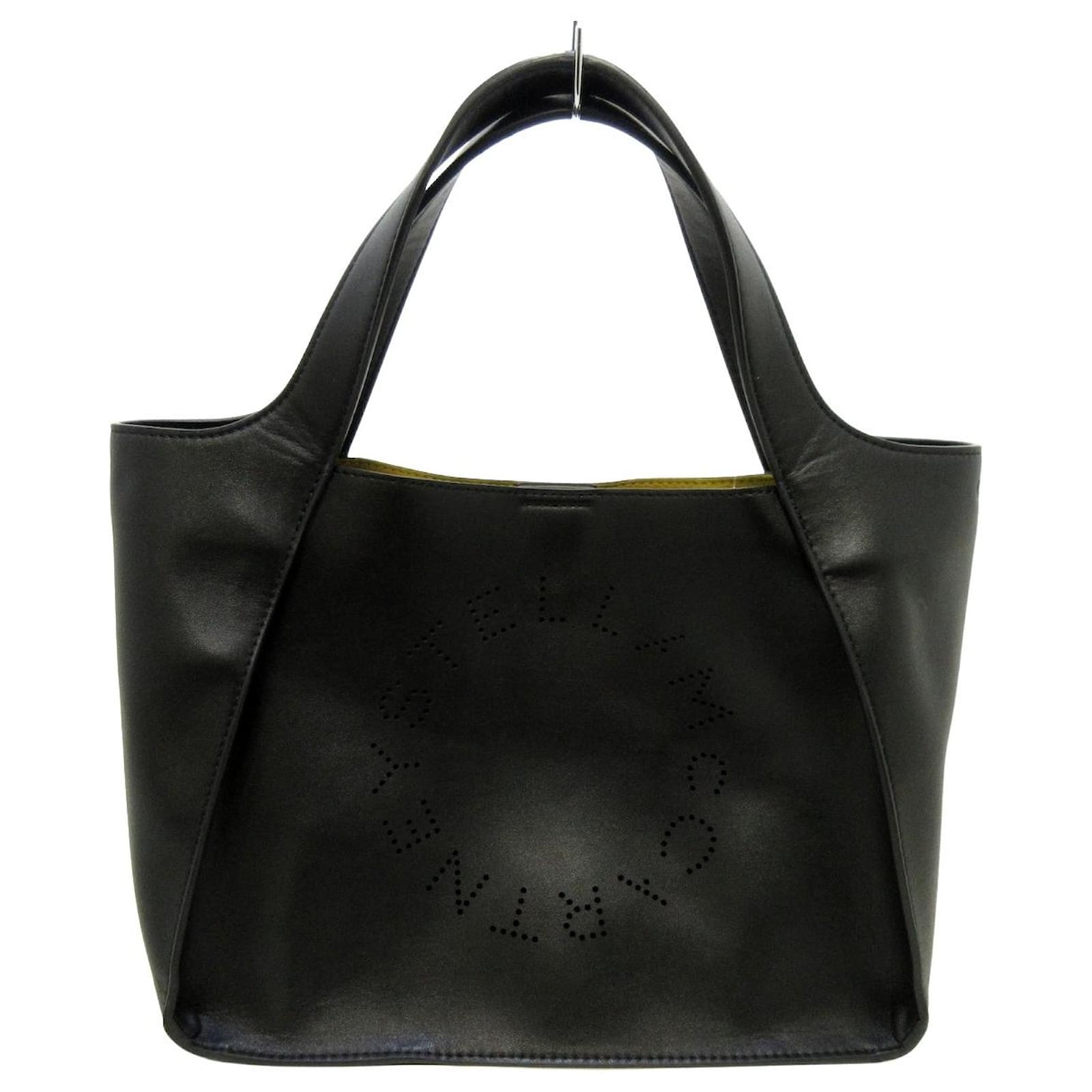 Stella Mc Cartney Stella McCartney Stella logo Black Leather ref.618875 ...