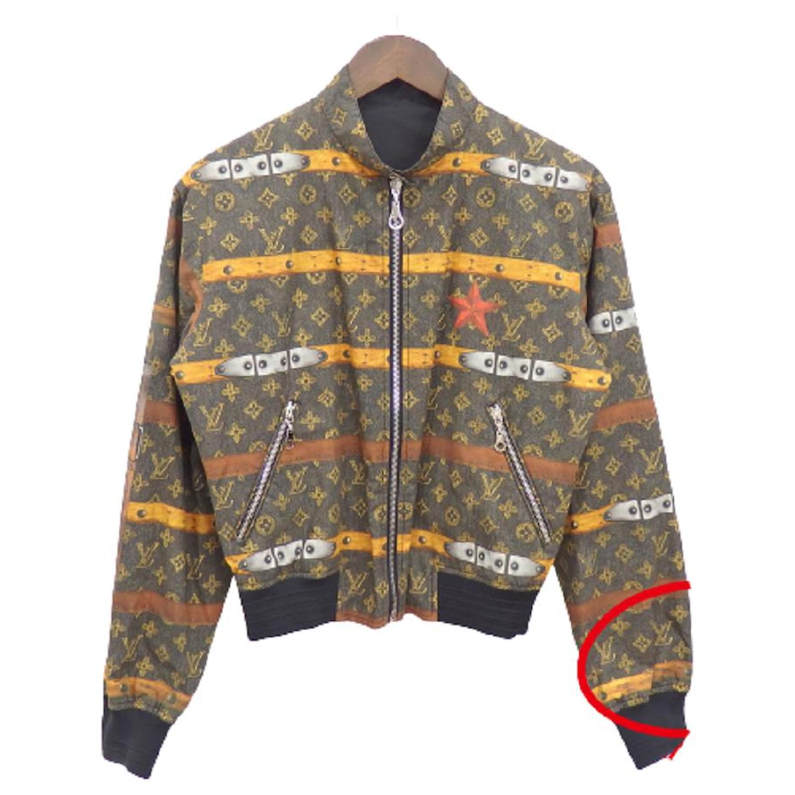louis vuitton black and yellow jacket