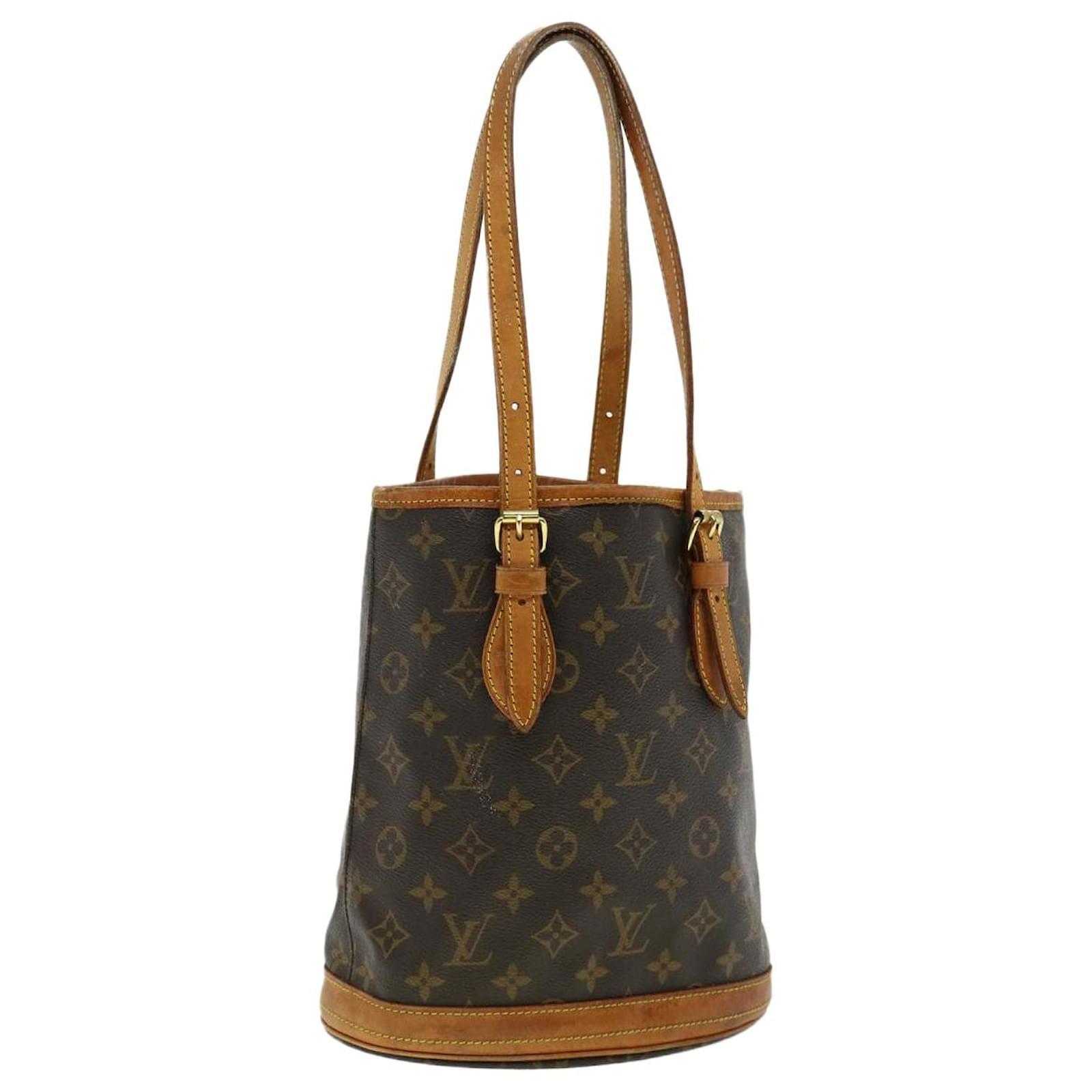 Louis Vuitton Louis Vuitton Bucket PM Monogram Canvas Shoulder Bag +