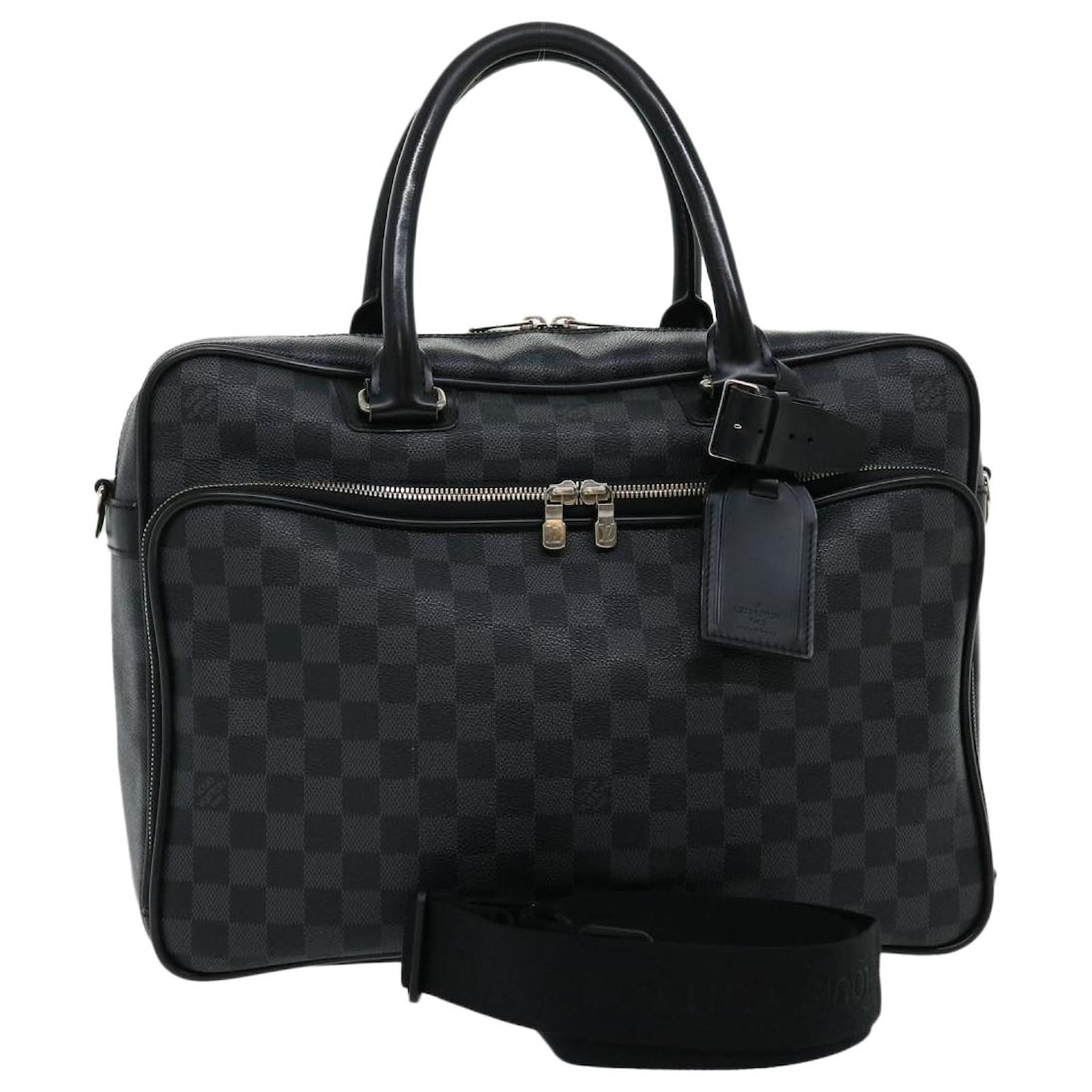 Louis Vuitton Icare Business Bag Blue Damier Graphite Canvas in