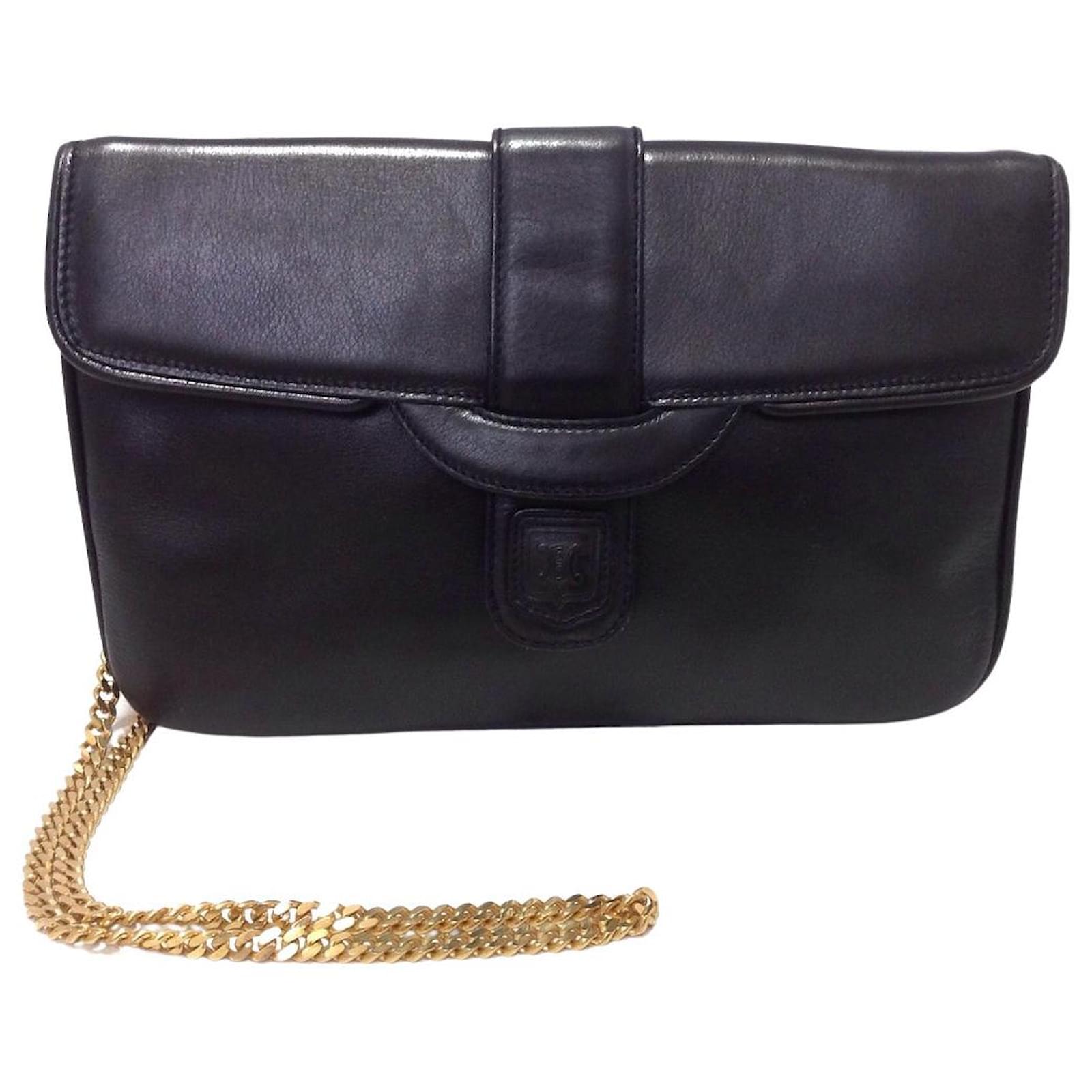 Céline Celine Black Leather ref.620728 - Joli Closet