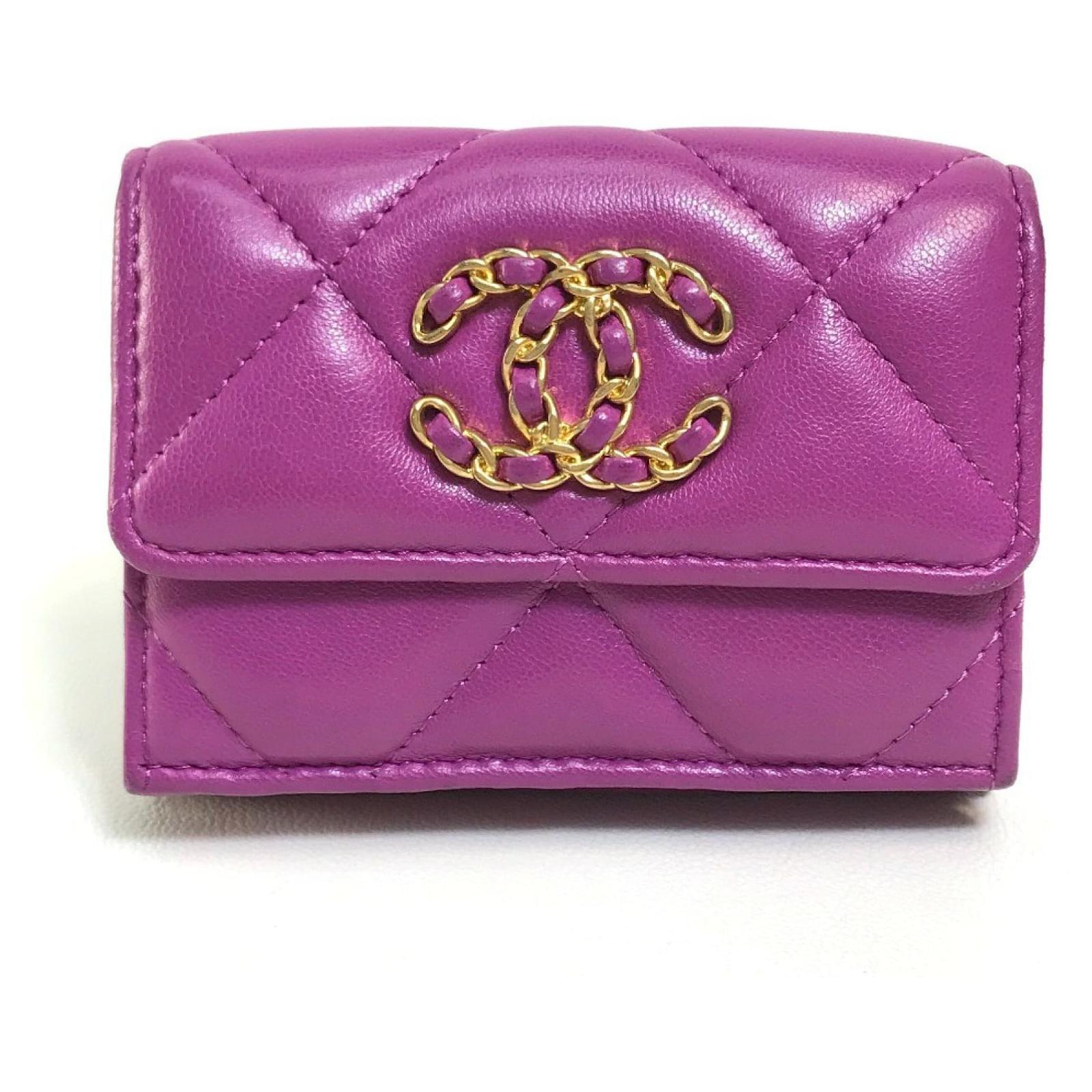 Chanel Wallets Pink Lambskin ref.622312 - Joli Closet