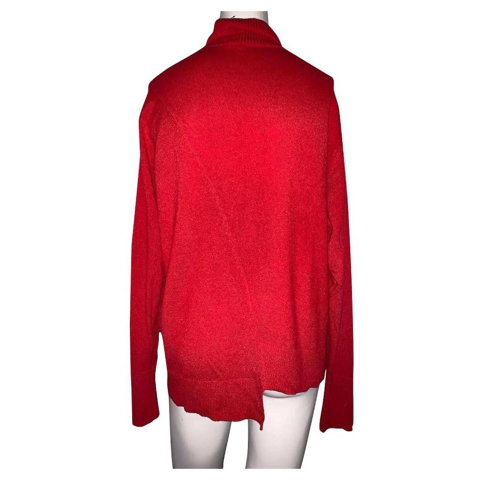 Louis Vuitton Knitwear Red Cashmere Wool ref.795999 - Joli Closet