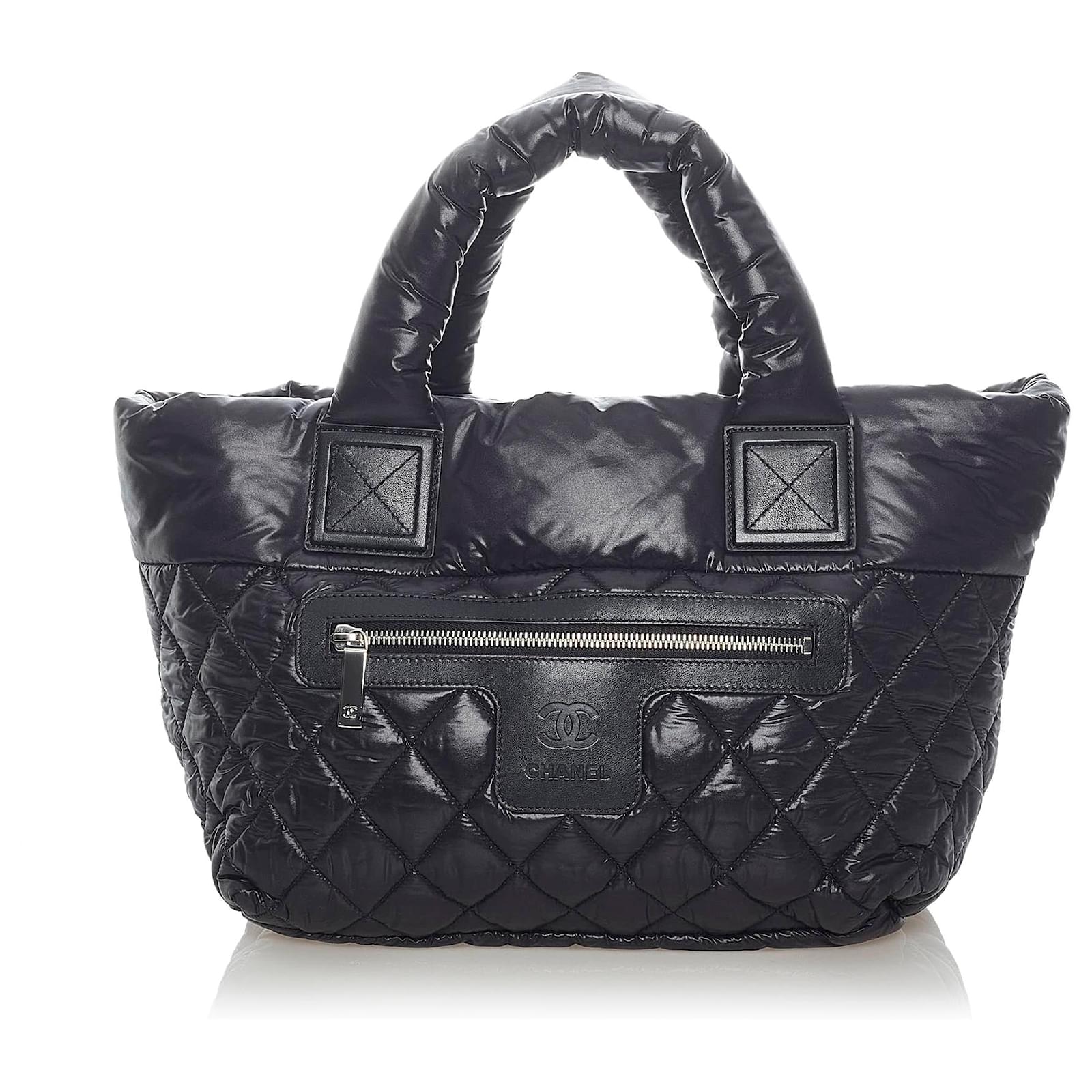 Chanel Nylon Coco Cocoon Tote Bag A47107 Black Cloth ref.962242 - Joli  Closet