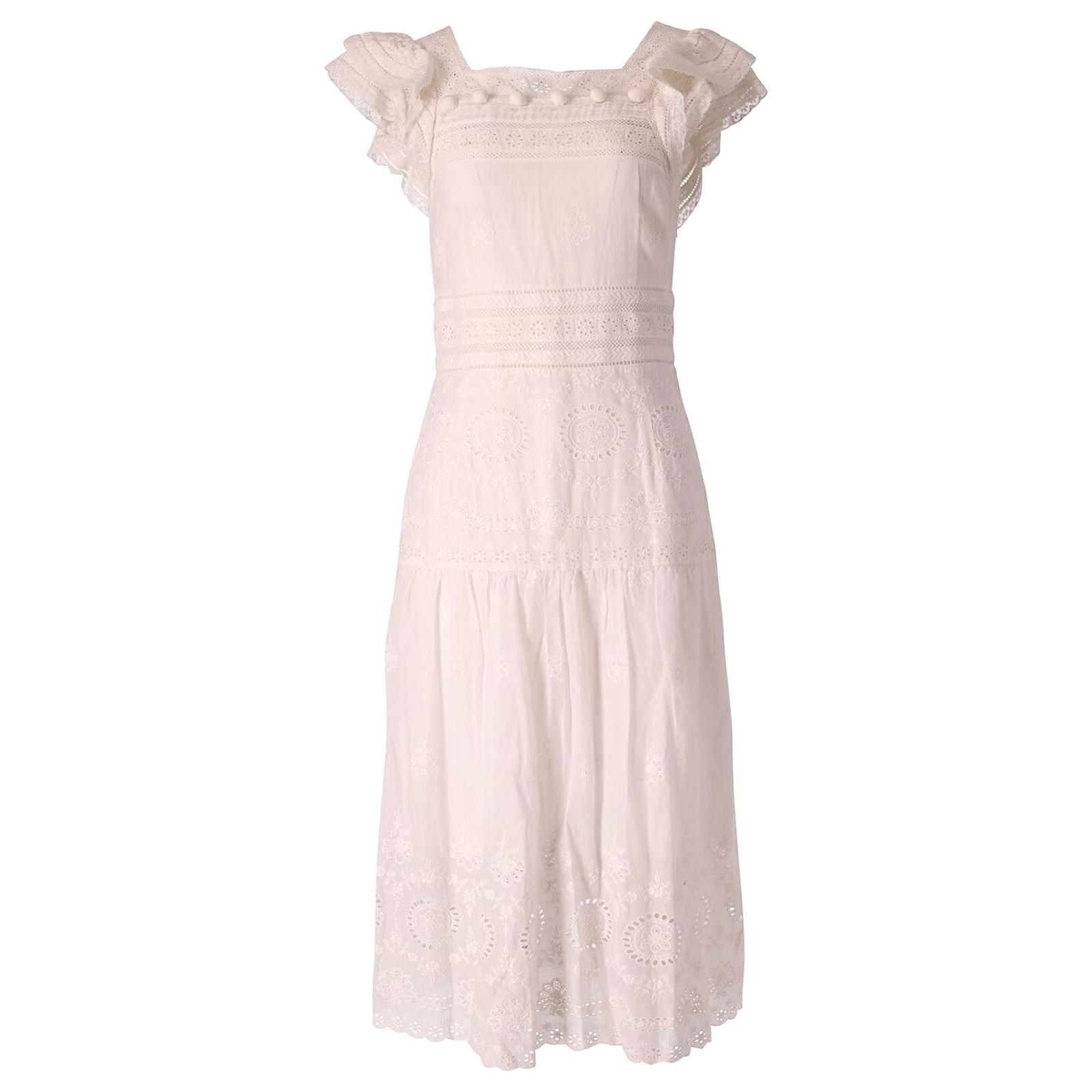 sea ruffle dress