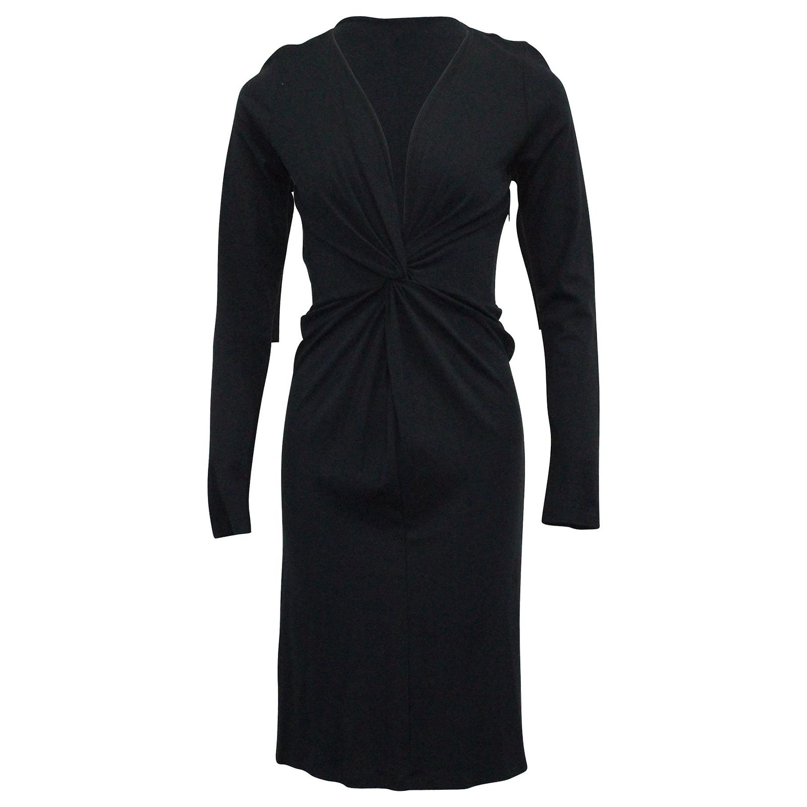 Robe Ink Iris & Ink Robe à Manches Longues avec Papillon Torsadé en Viscose ...