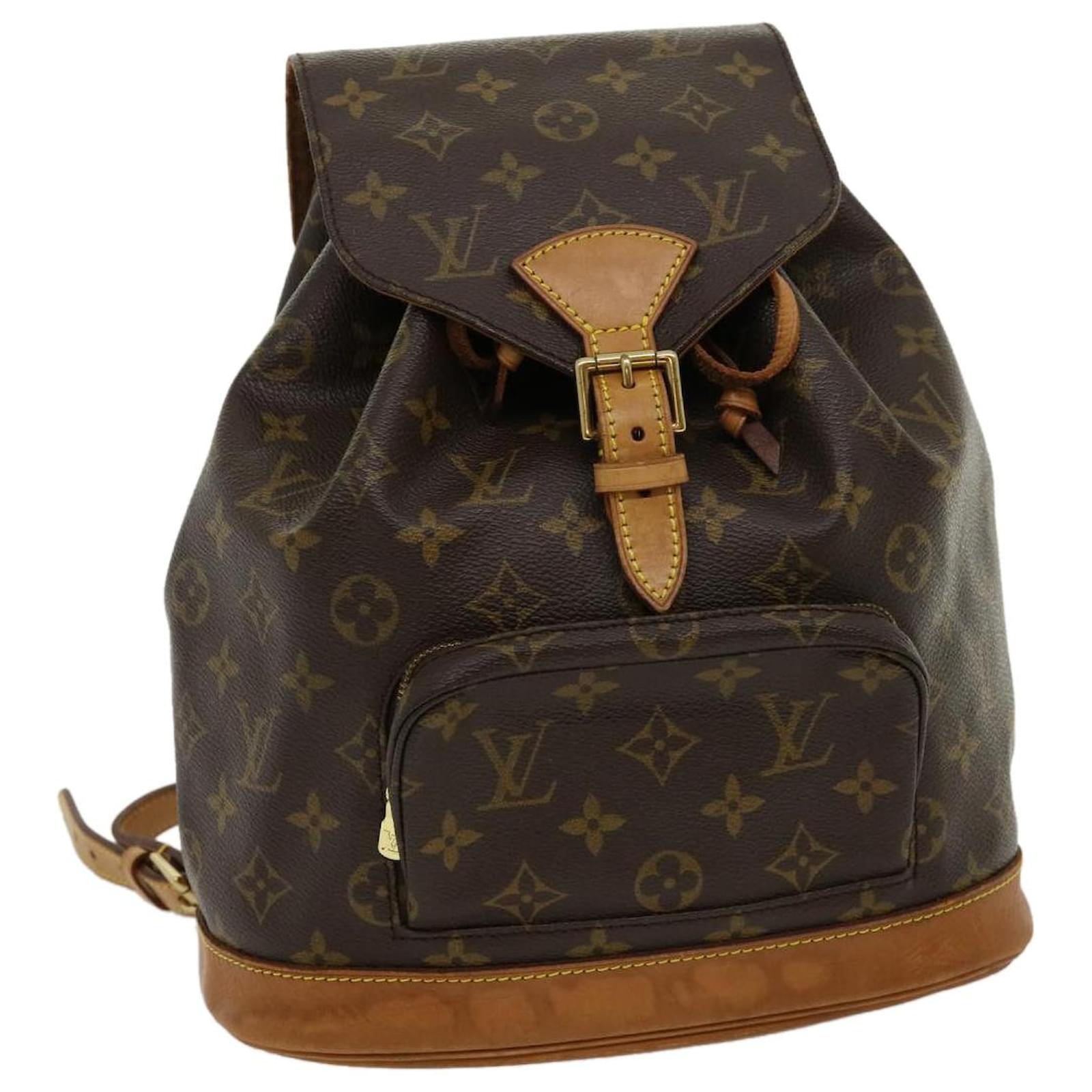 Auth LOUIS VUITTON Montsouris MM M51136 Monogram SP0997 Backpack Monogram  Canvas 