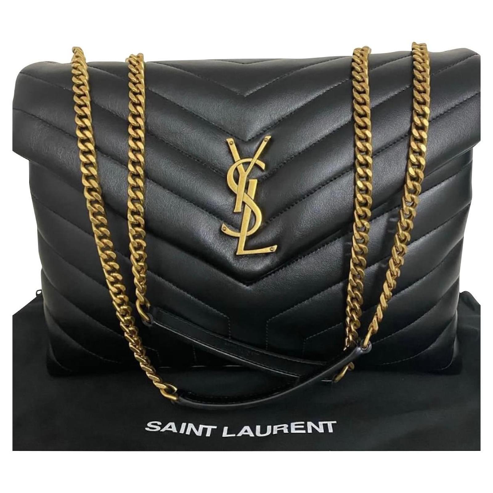 Loulou Saint Laurent Black Leather ref.624298 Joli Closet