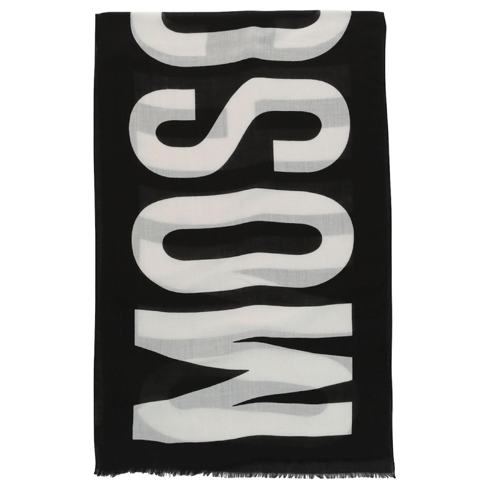 T-shirt homme MOSCHINO noir logo brodé taille S