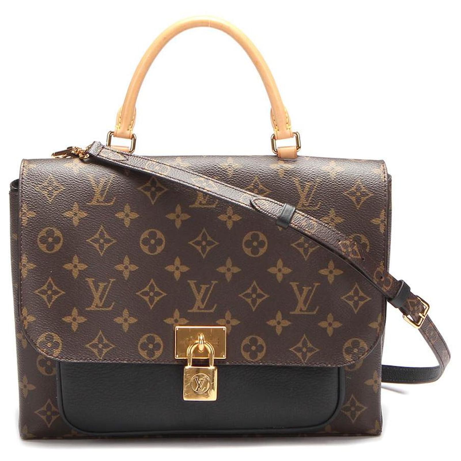 Louis Vuitton Brown Monogram Marignan Handle Bag Cloth ref.1036005 - Joli  Closet