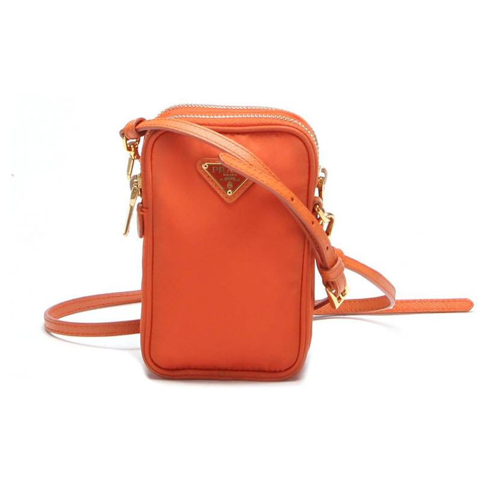Prada Tessuto Double Zip Phone Case Crossbody Bag
