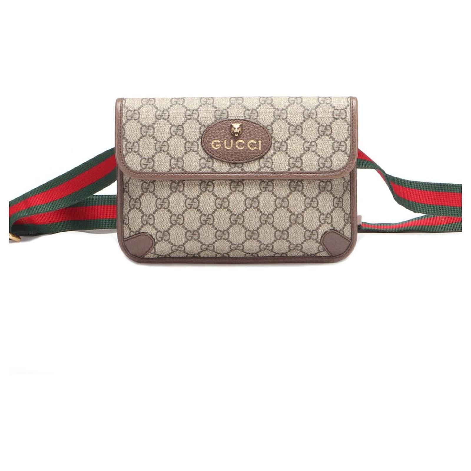 Gucci Neo Vintage GG Supreme Belt Bag in Brown for Men