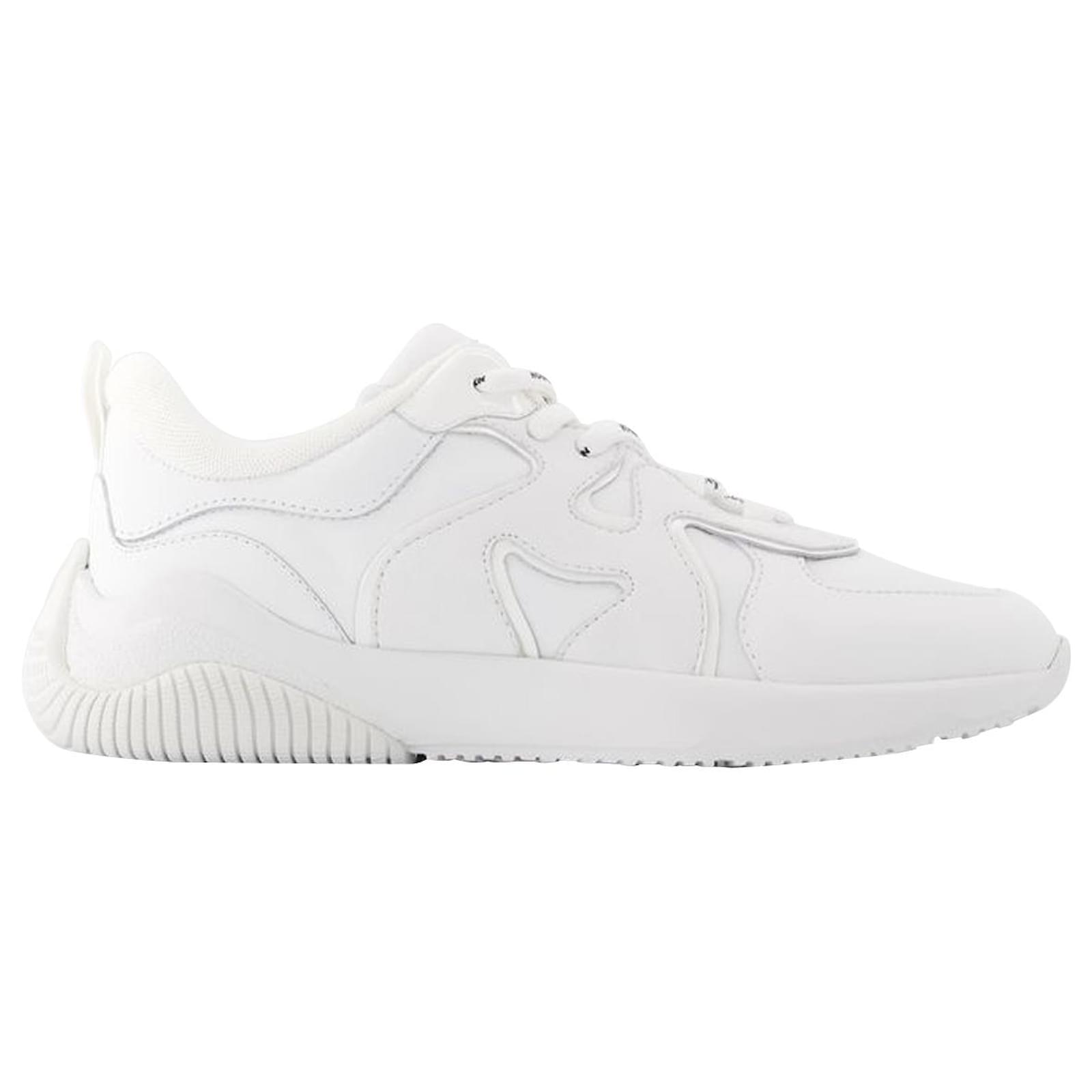 スニーカー HOGAN H597 Allacciato H Sneakers in White Leather Hogan H597 Allacciato H Sneakers in White Leather ref.625721