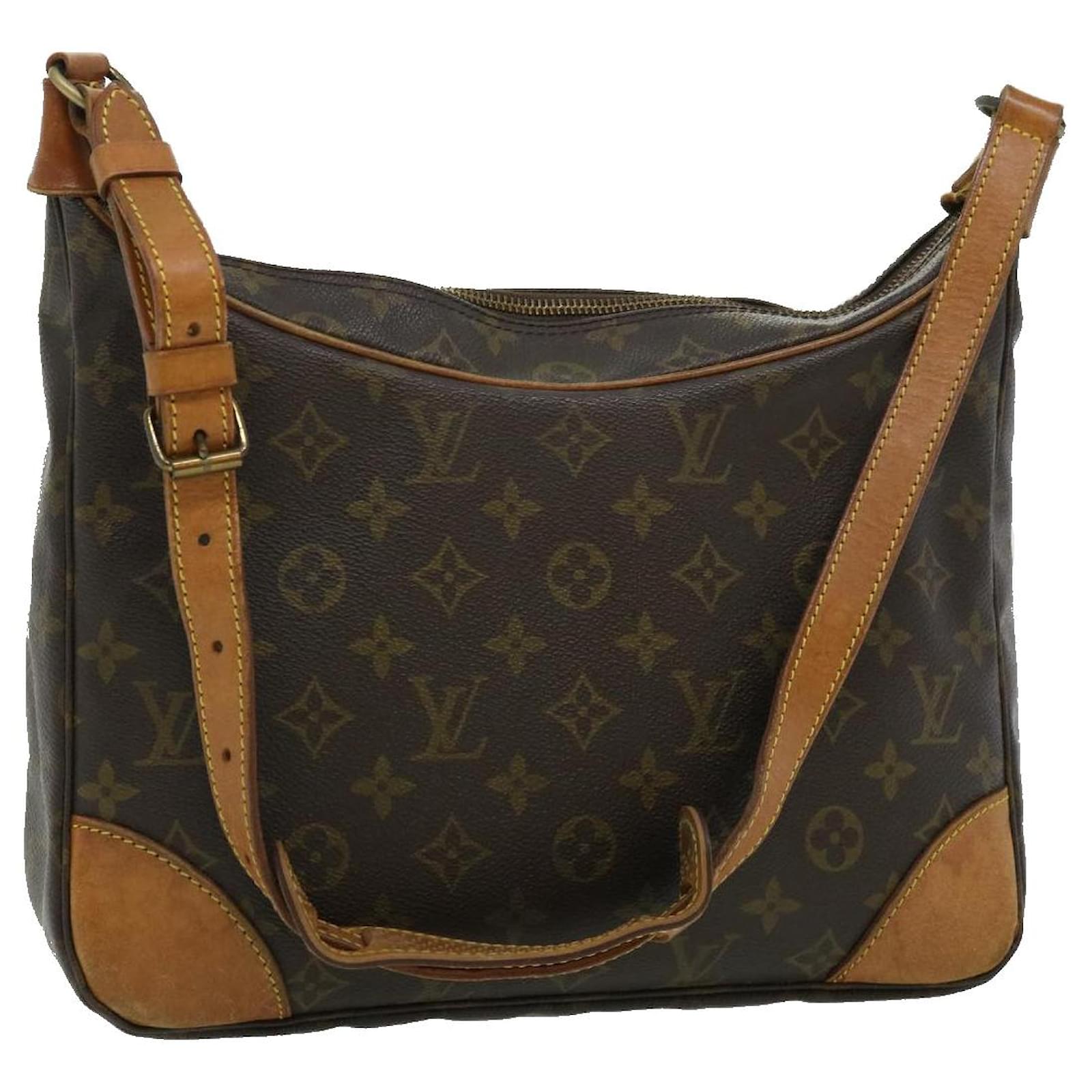 FWRD Renew Louis Vuitton Monogram Satin Boulogne Shoulder Bag in