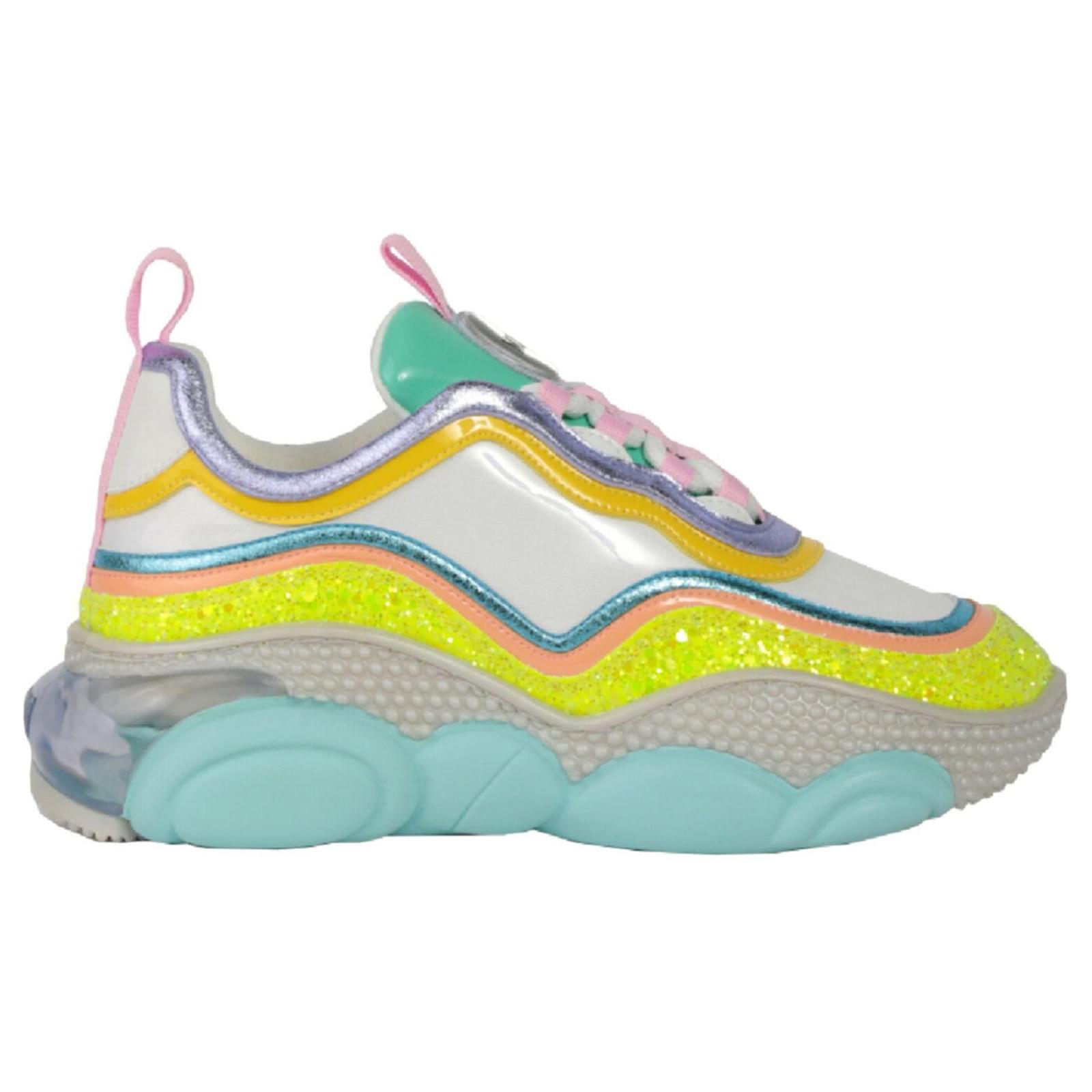 Moschino Bubble Teddy Shoes Moschino Bubble Teddy Sneakers White