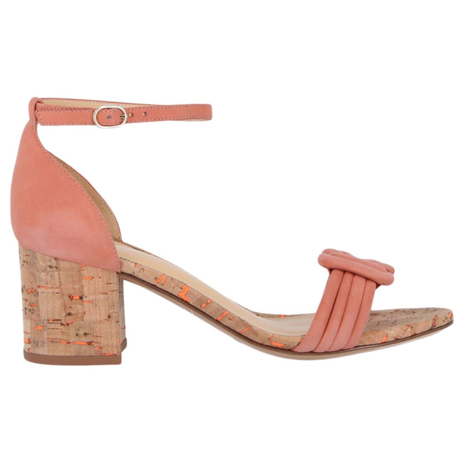 Sandales Casadei En Daim Cristal - Taille 7.5 Femme, à Cage, Ouvertes