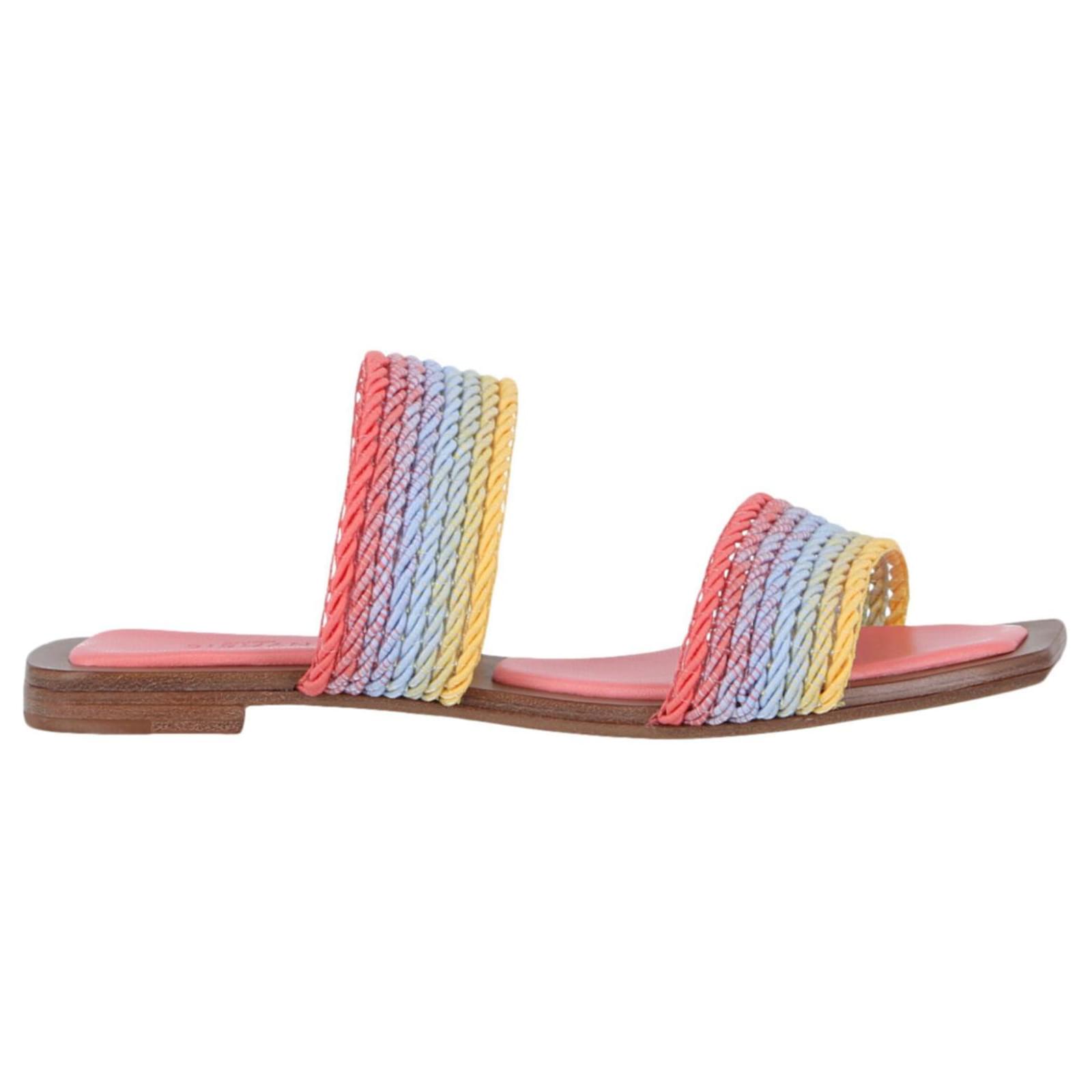 Alexandre Birman Georgia Braided Leather Sandals Pink ref.627304 - Joli  Closet