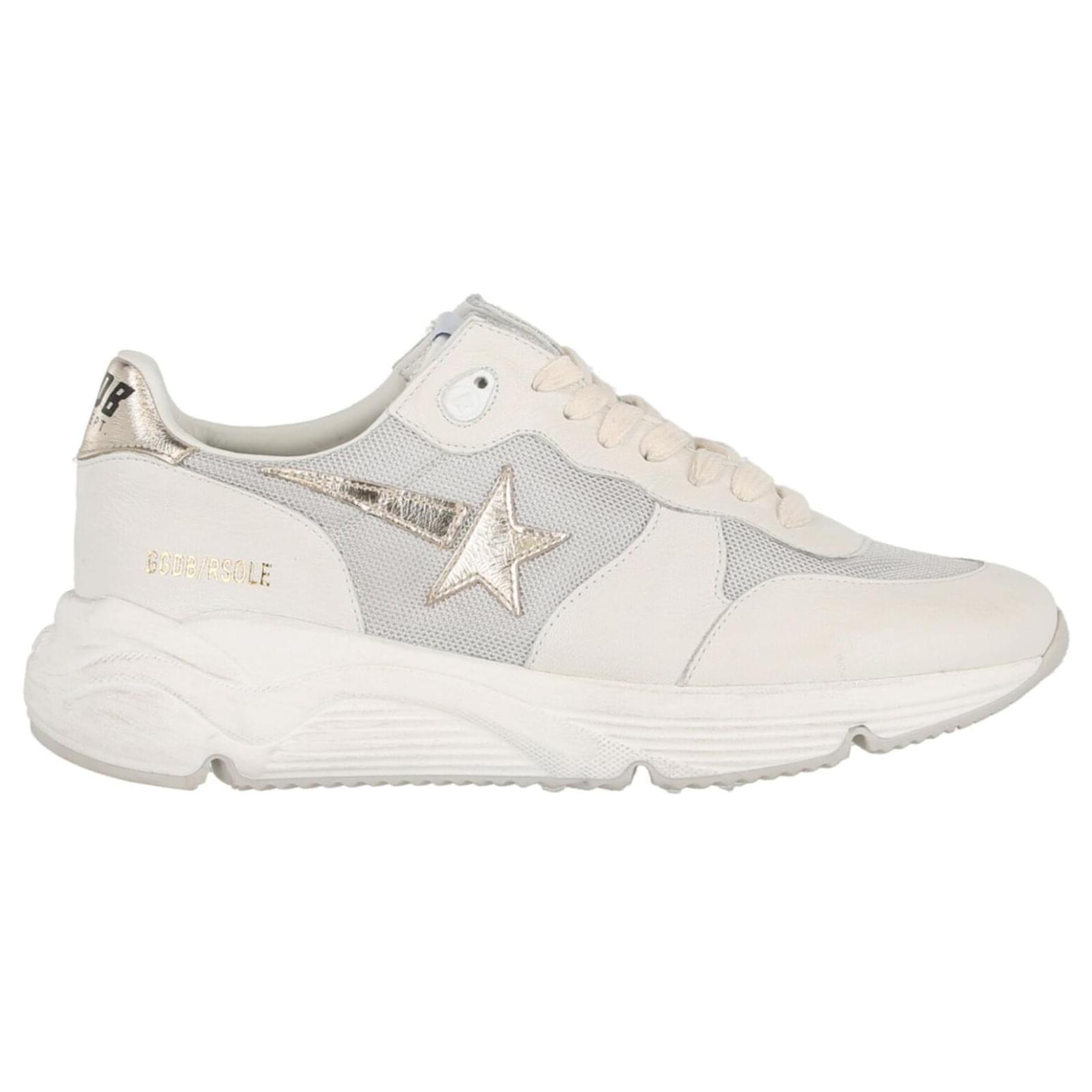 Golden Goose Running Sole Sneakers White ref.627407 - Joli Closet