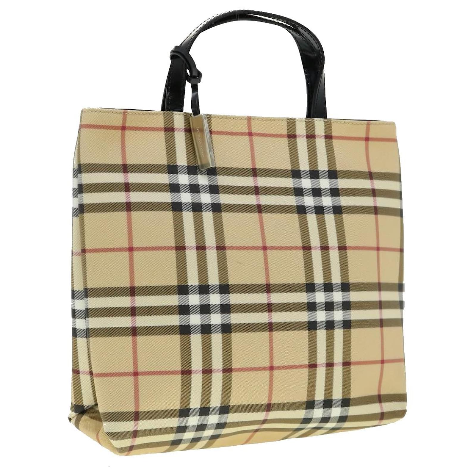 Burberry London Women's Nova Check Tote Bag Beige