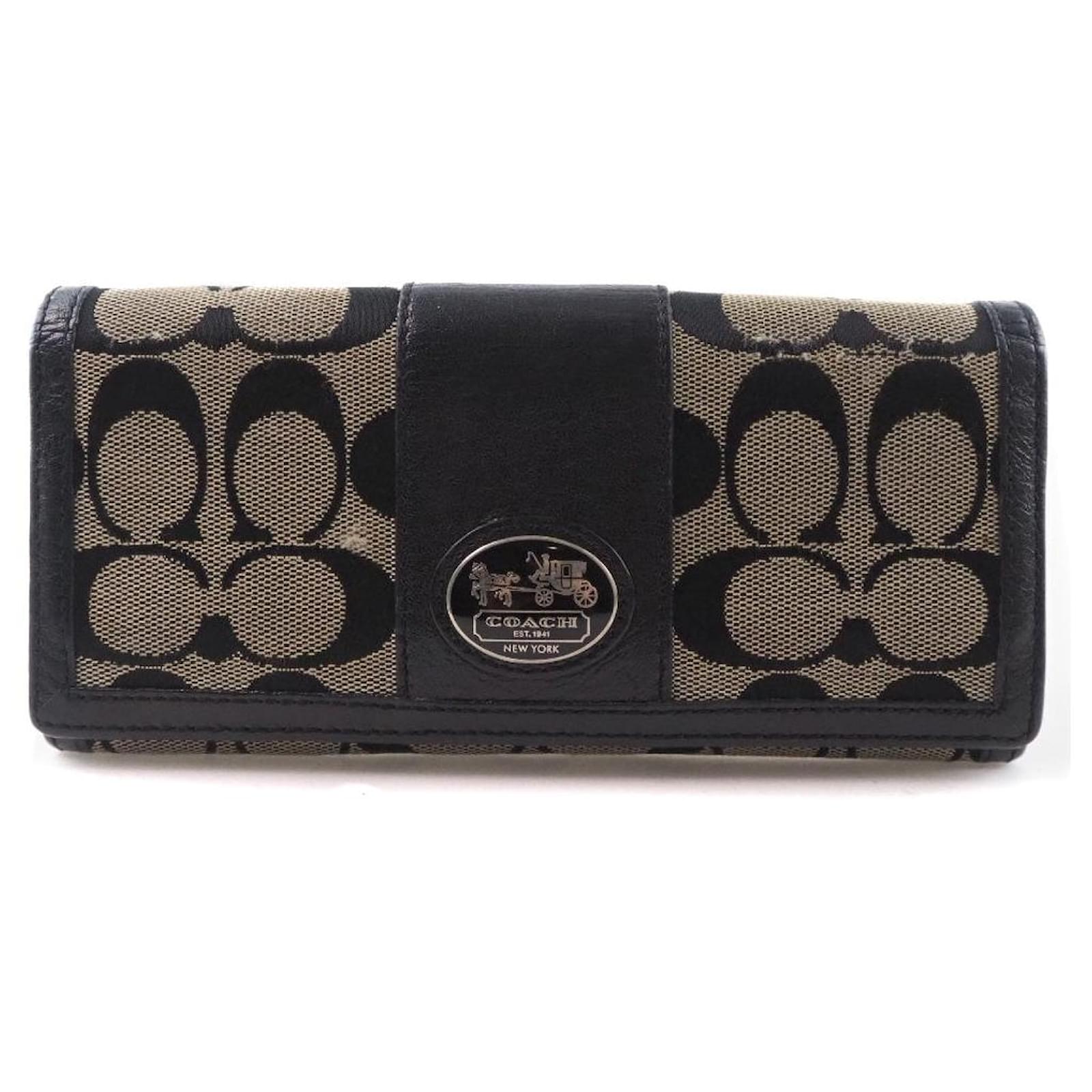 Coach Signature Black Cloth ref.629461 Joli Closet