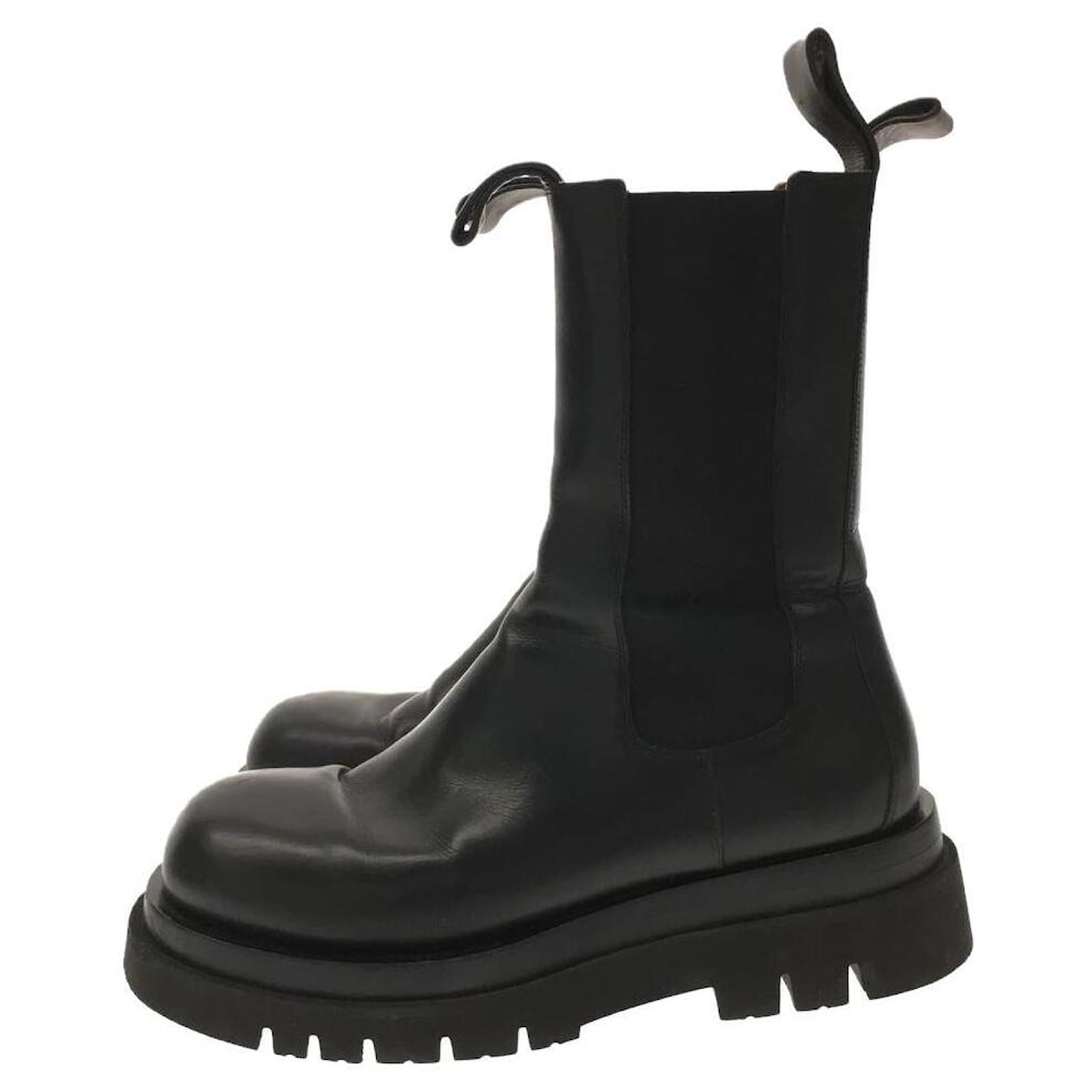 Bottega Veneta Boots Black Leather ref.630103 - Joli Closet