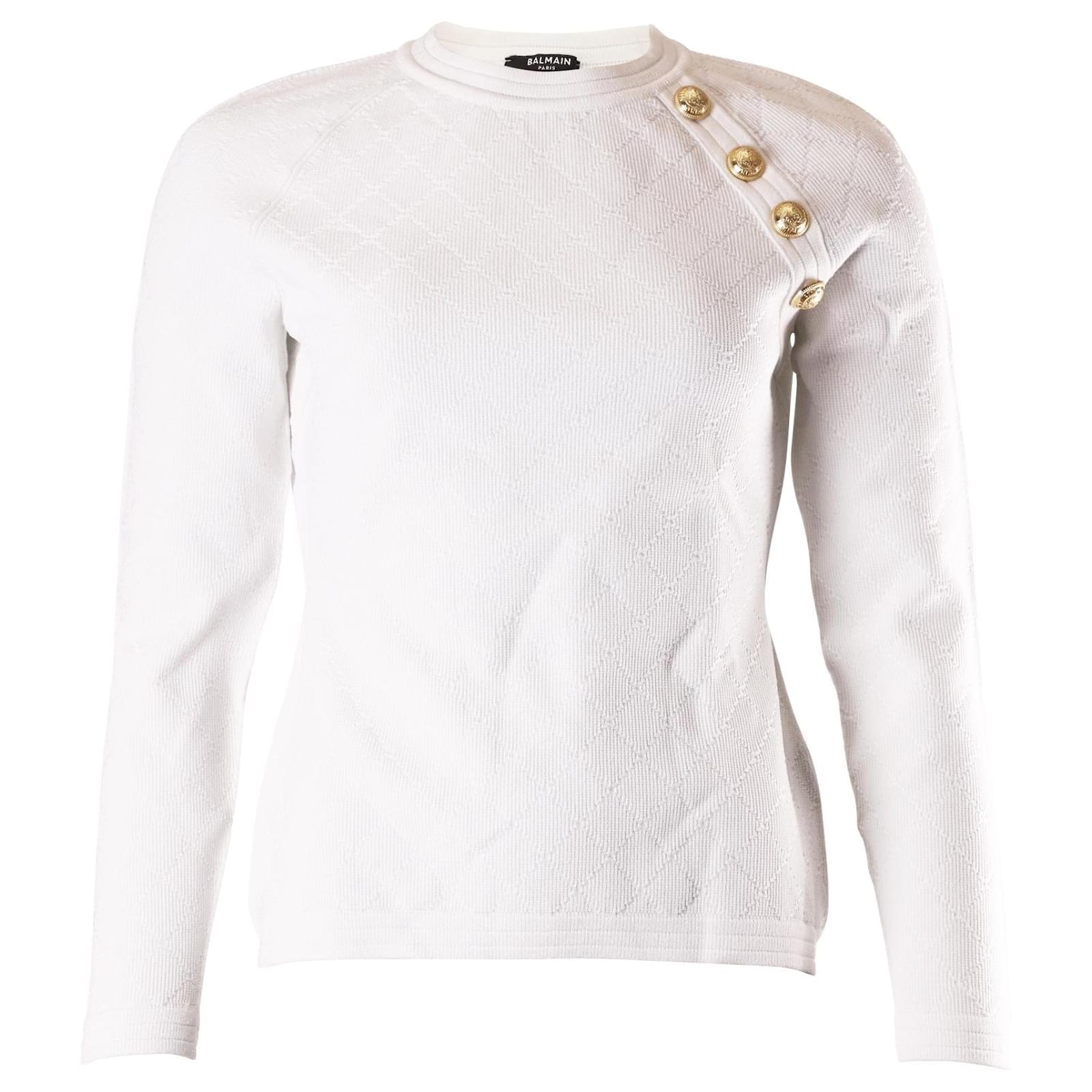 Maglia hot sale balmain bianca