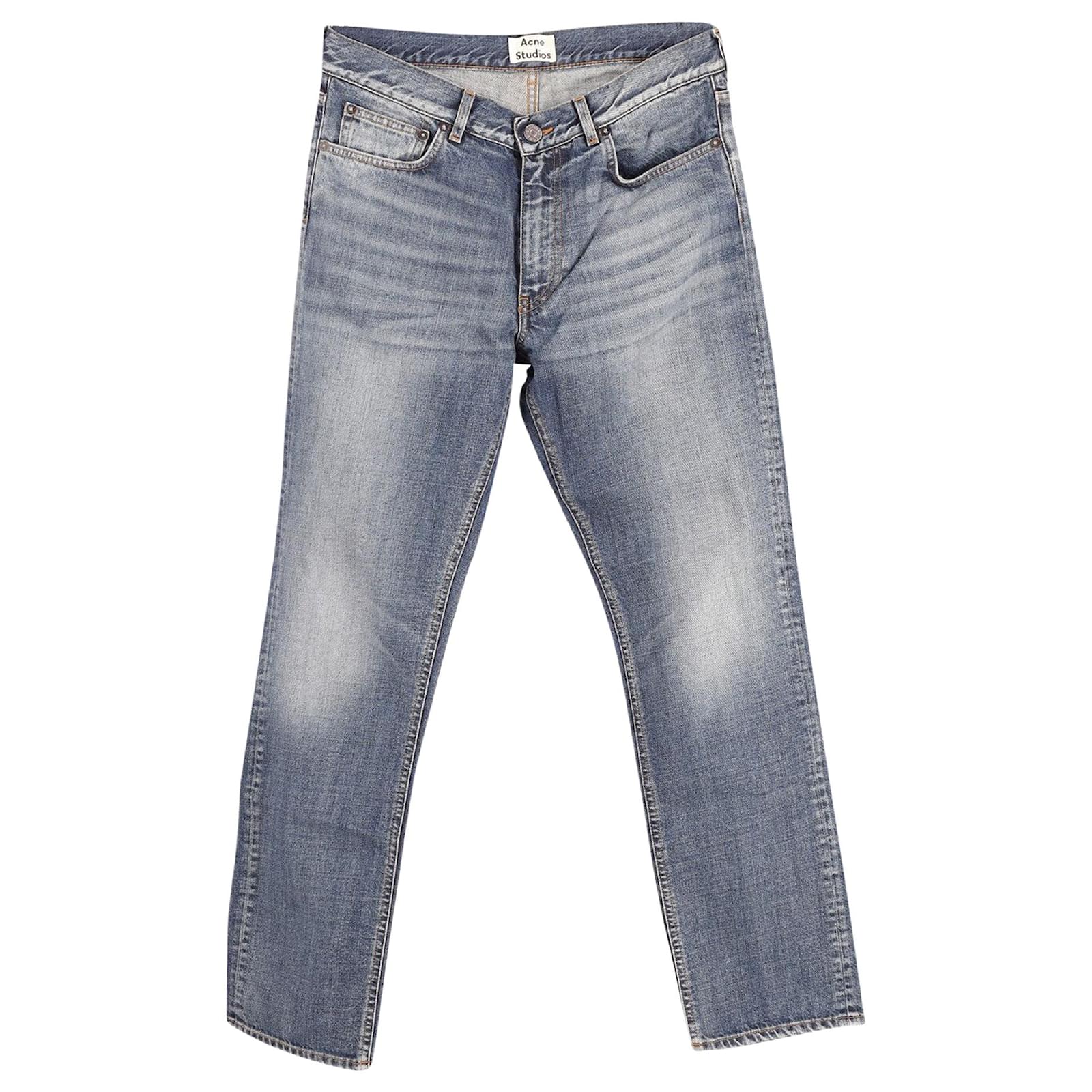 Acne Studios Boy Dark Vintage Jeans Blue Cotton ref.630437 - Joli Closet
