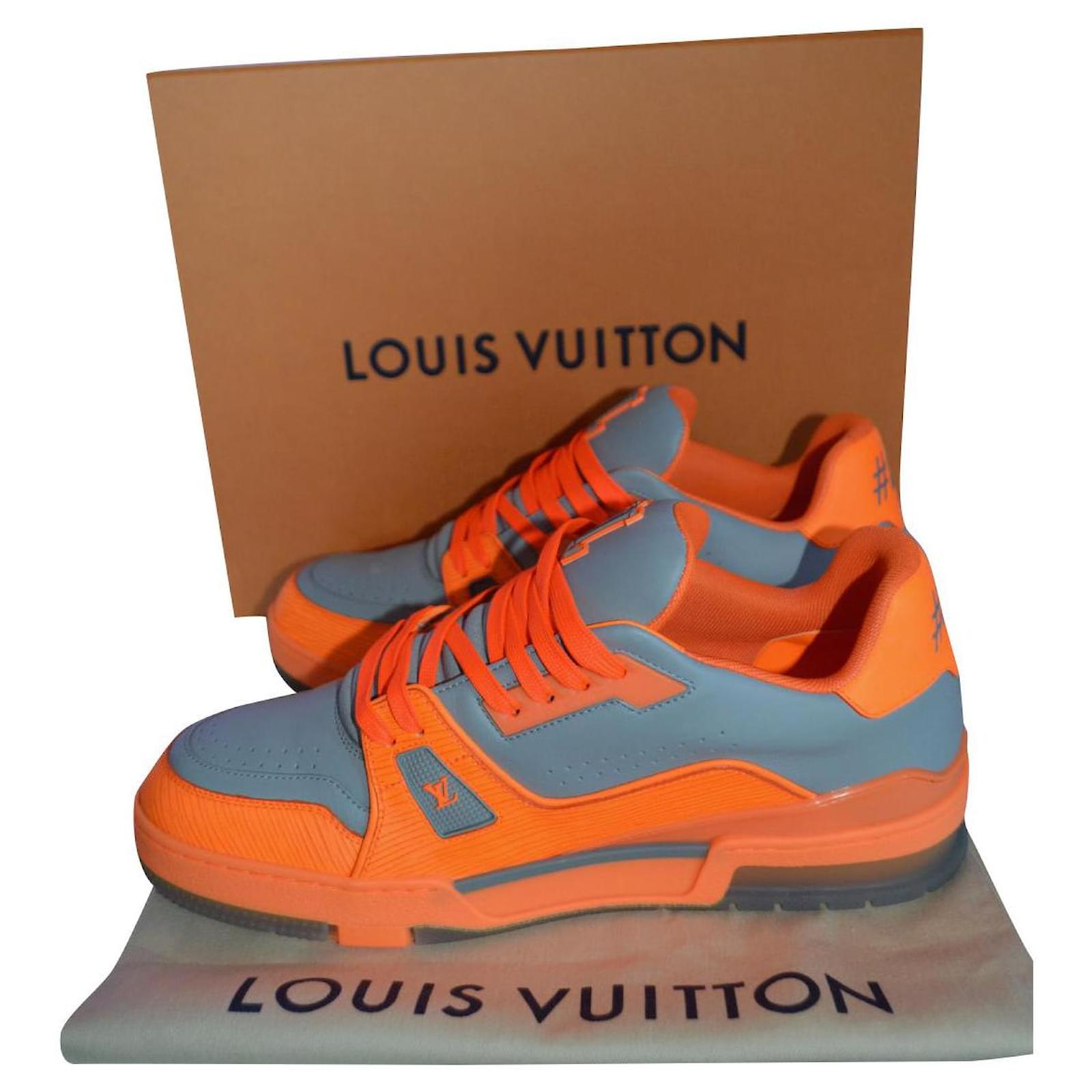 Louis Vuitton Louis Vuitton Trainer Low 'Orange Monogram' | Men's Size 8.5