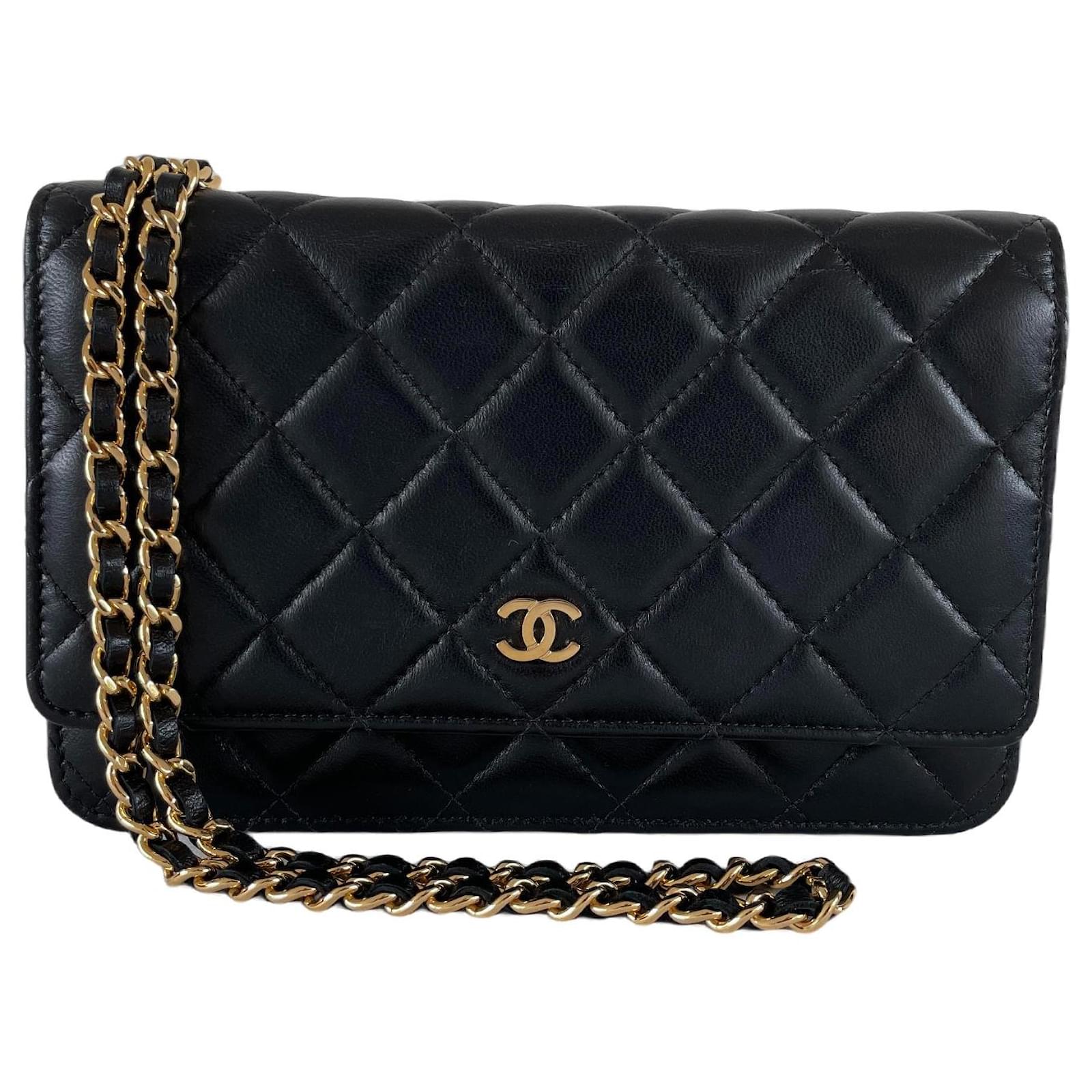 Chanel, Classic So Black Wallet on Chain