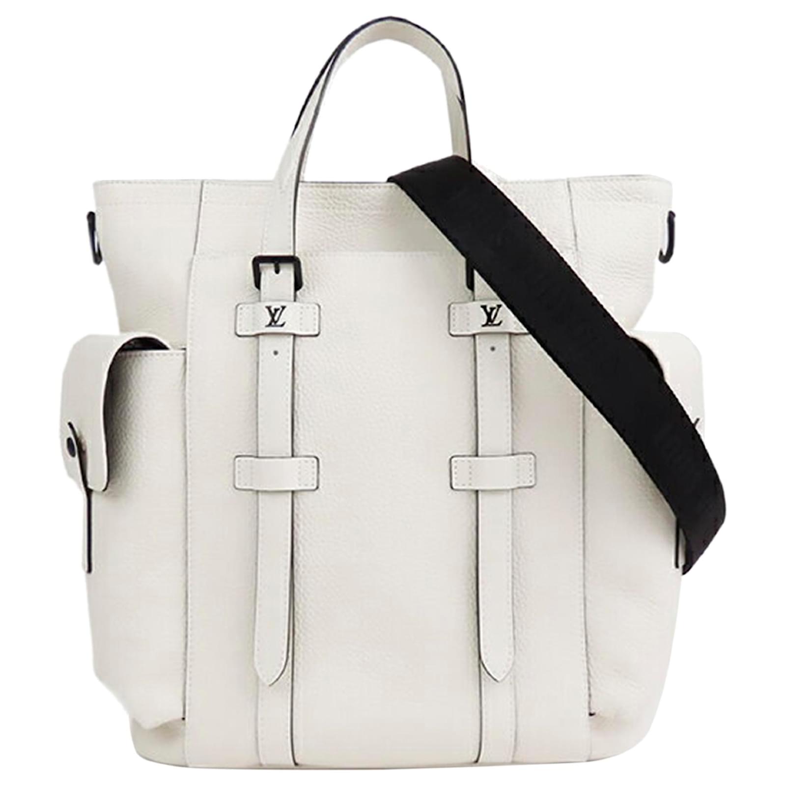 Louis Vuitton Christopher Origine in Leather with White - US