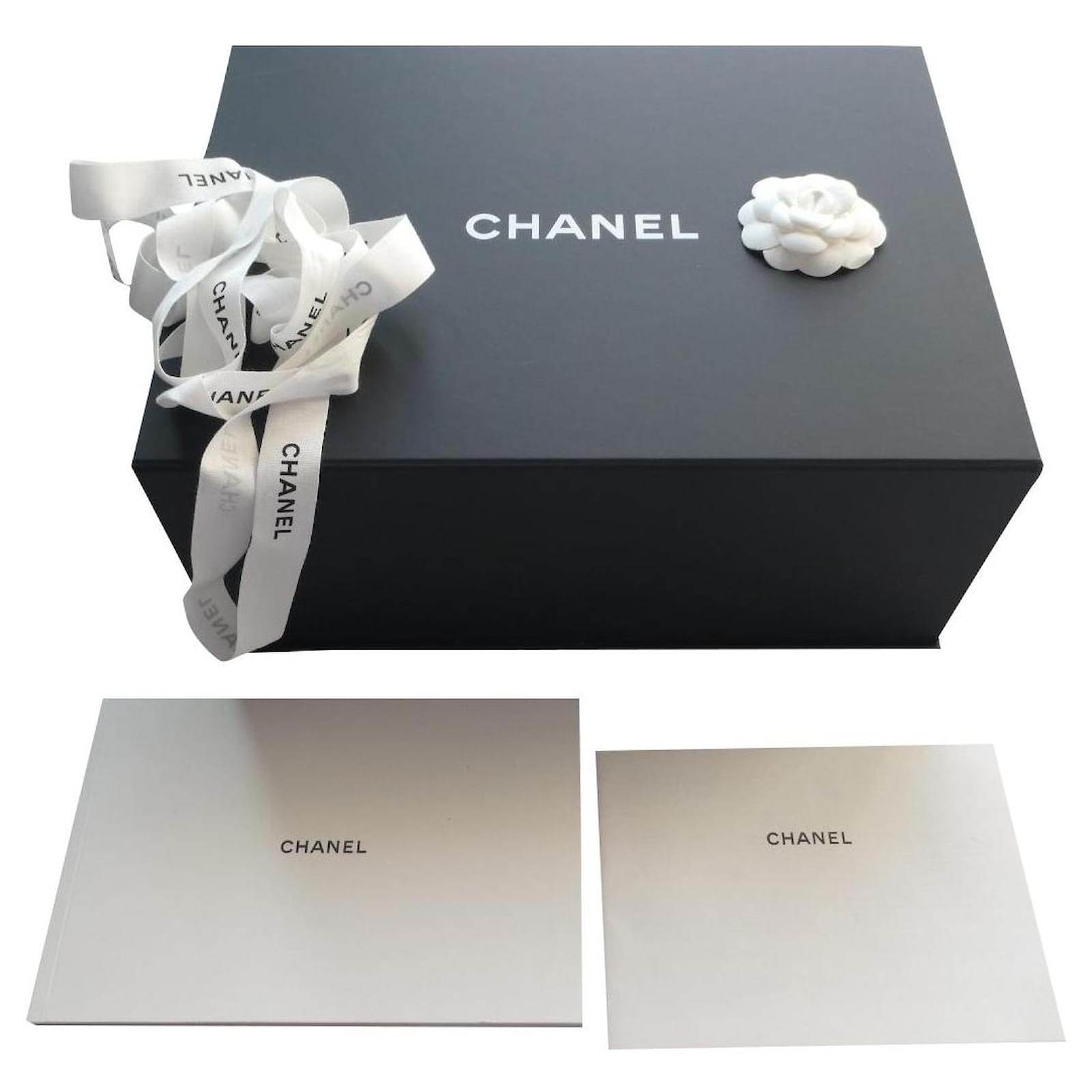 empty chanel box for handbag with its dustbag Black ref.409150 - Joli Closet