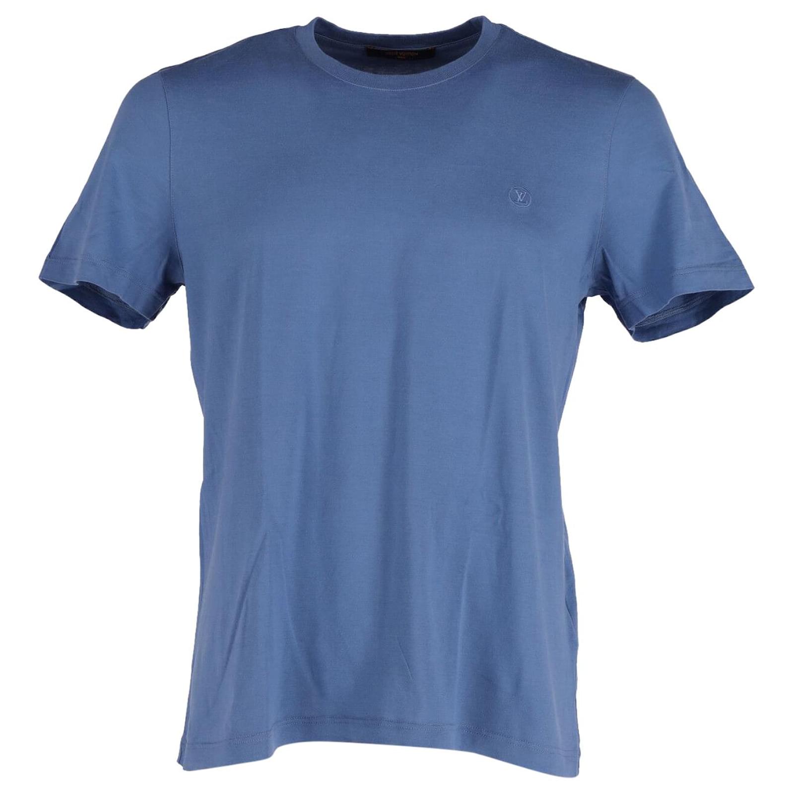 Louis Vuitton Classic T-shirt in Blue Cotton ref.630893 - Joli Closet
