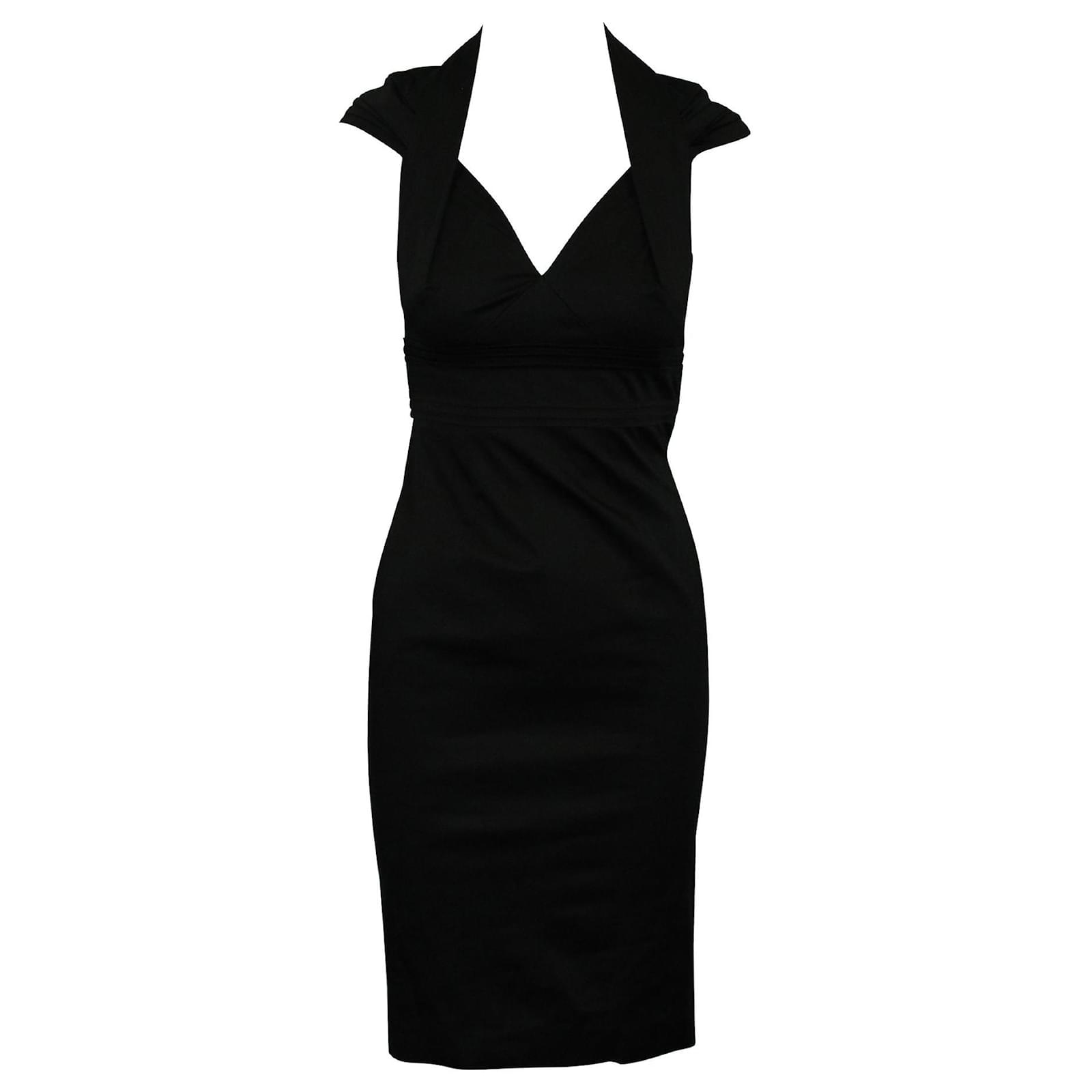 Karen millen robe noire hotsell