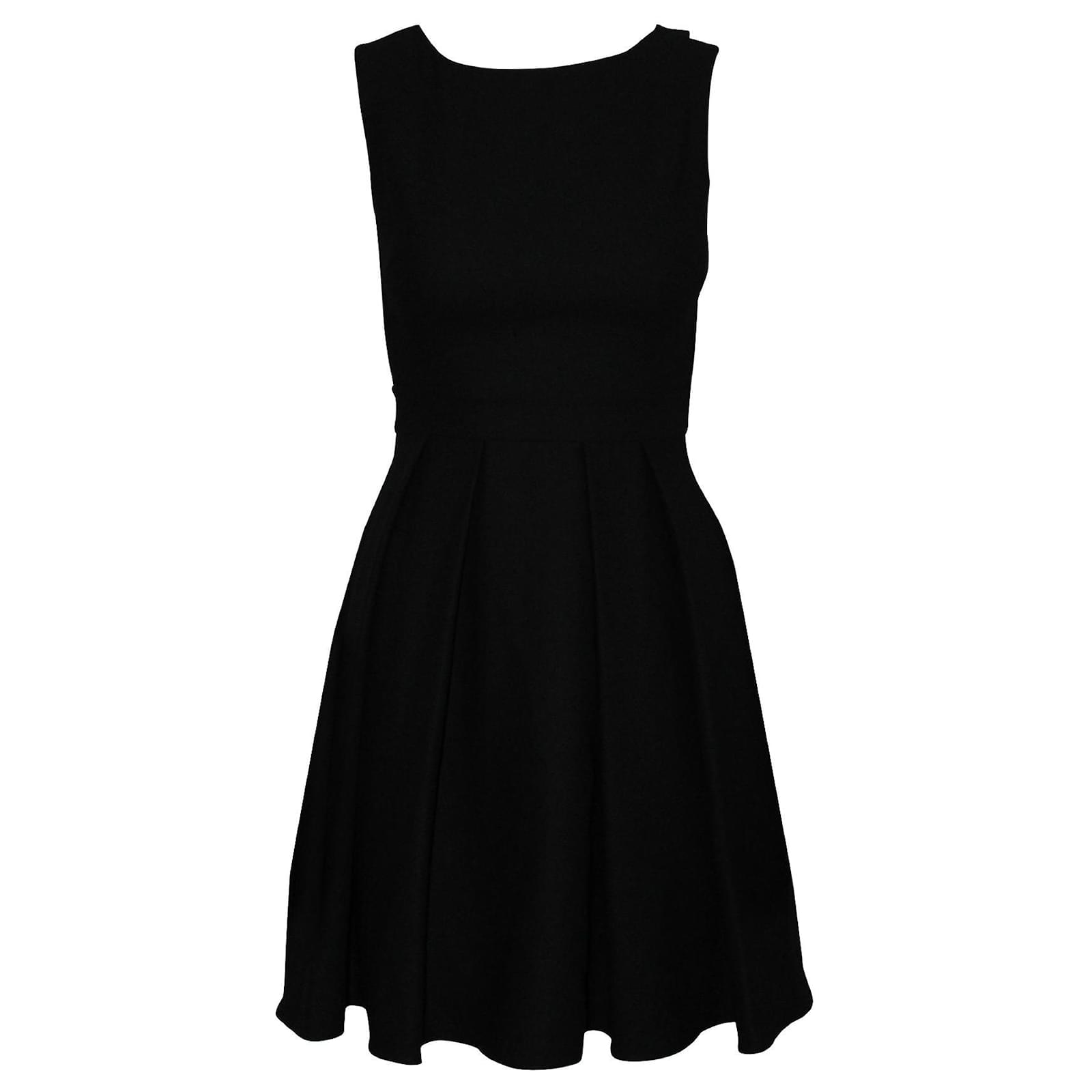 Kate Spade Little Black Dress with Bow at the Back Polyester  -  Joli Closet