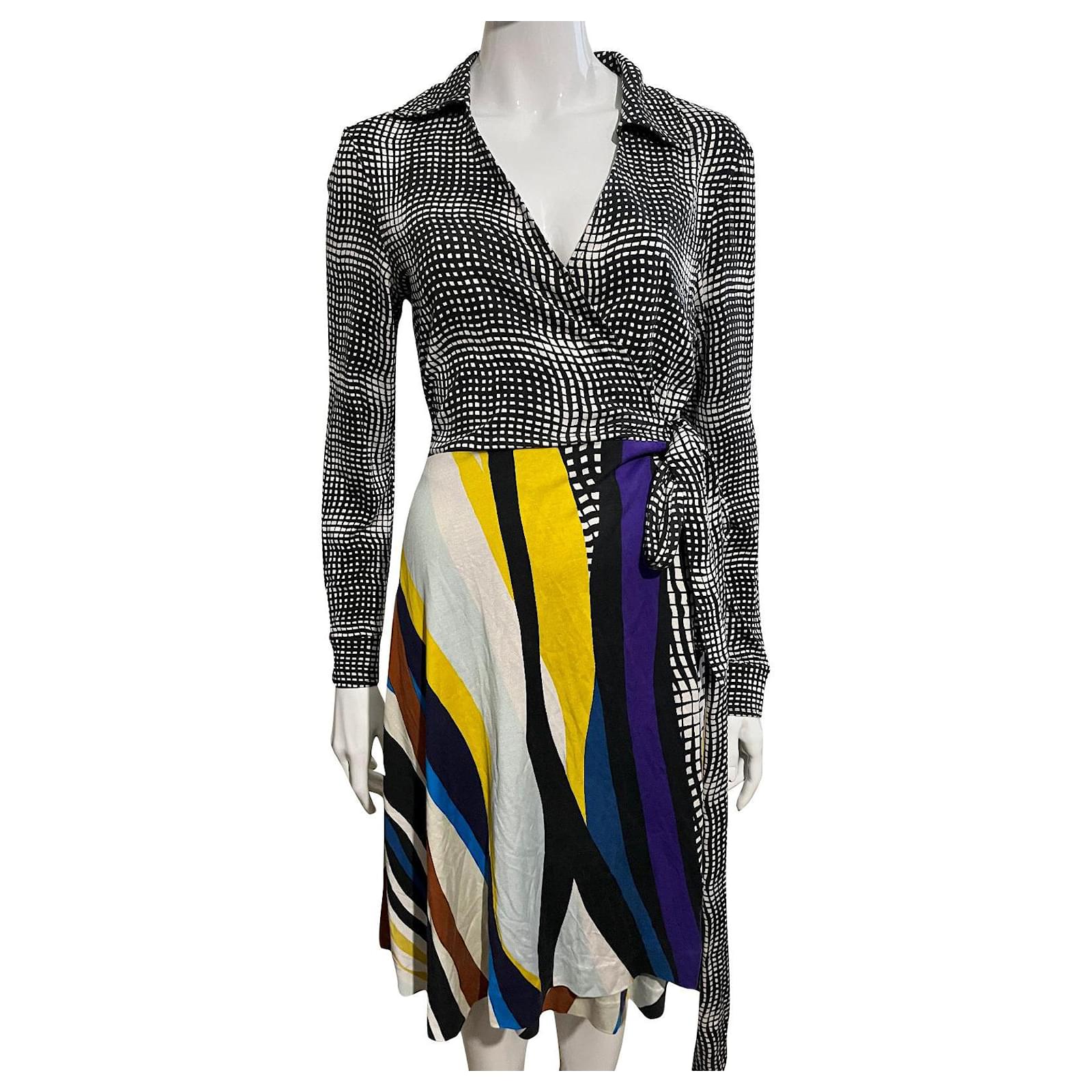 Diane Von Furstenberg Robe portefeuille en soie DVF, Style Jeanne - Main Image