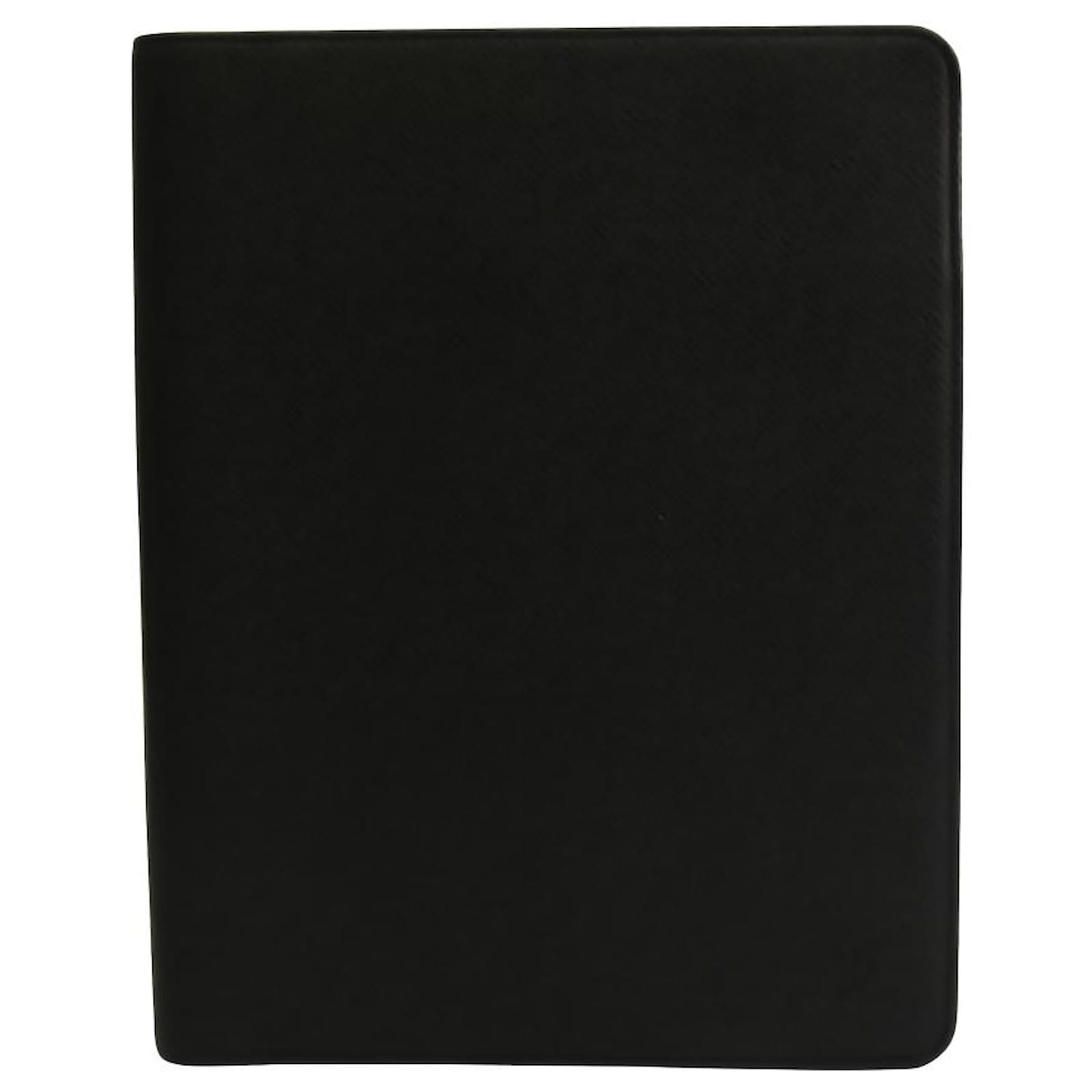 Louis Vuitton Couverture agenda de bureau Black Leather ref.632987 ...