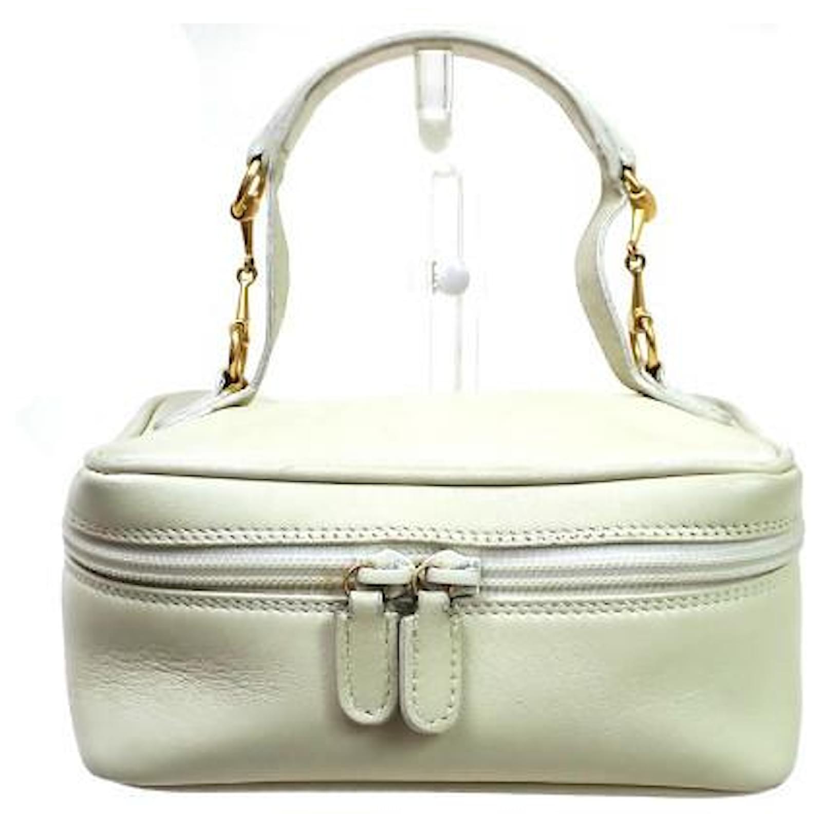 Gucci Handbags White Leather ref.633015 Joli Closet