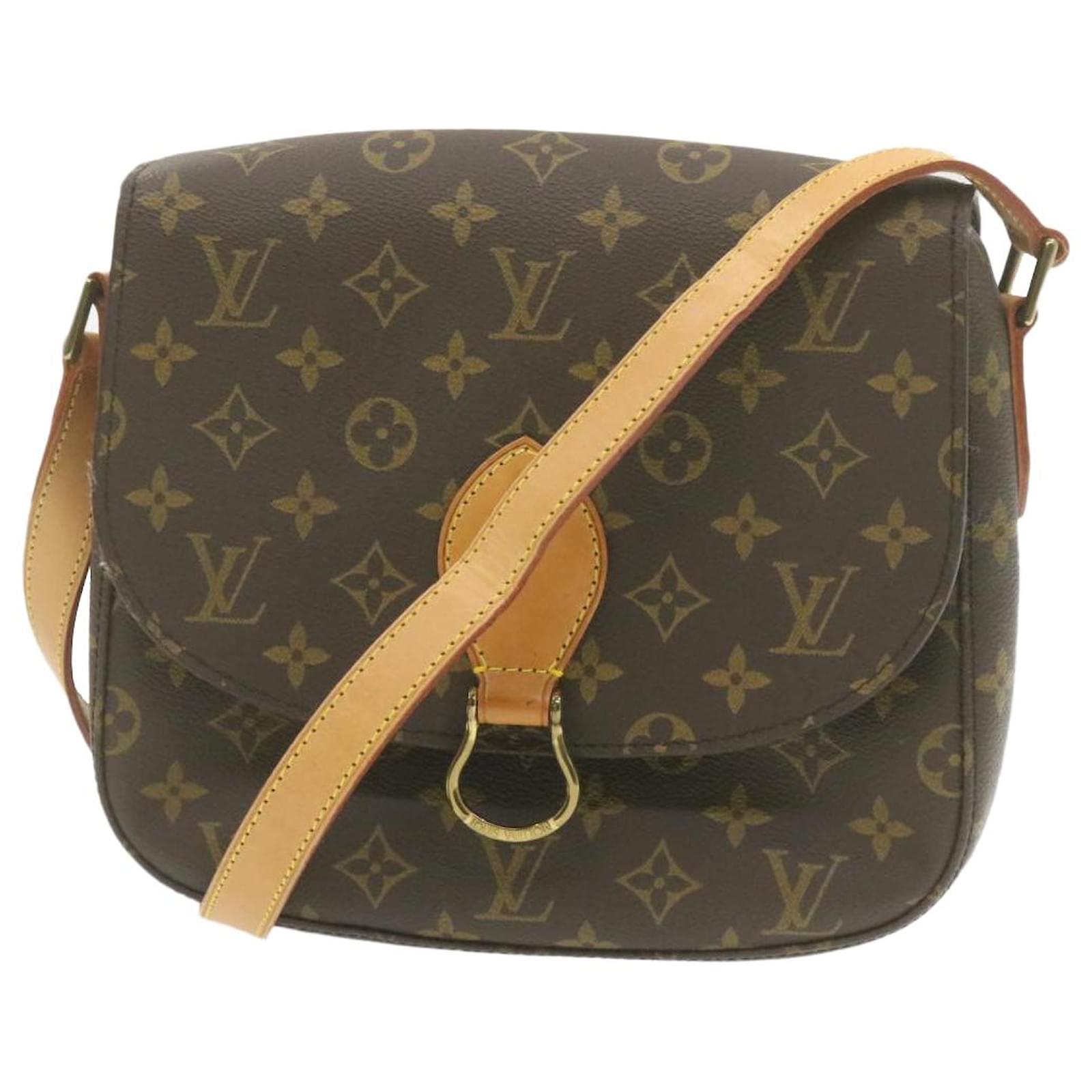 Handbags Louis Vuitton Louis Vuitton Monogram Saint Cloud GM Shoulder Bag M51242 LV Auth am318b