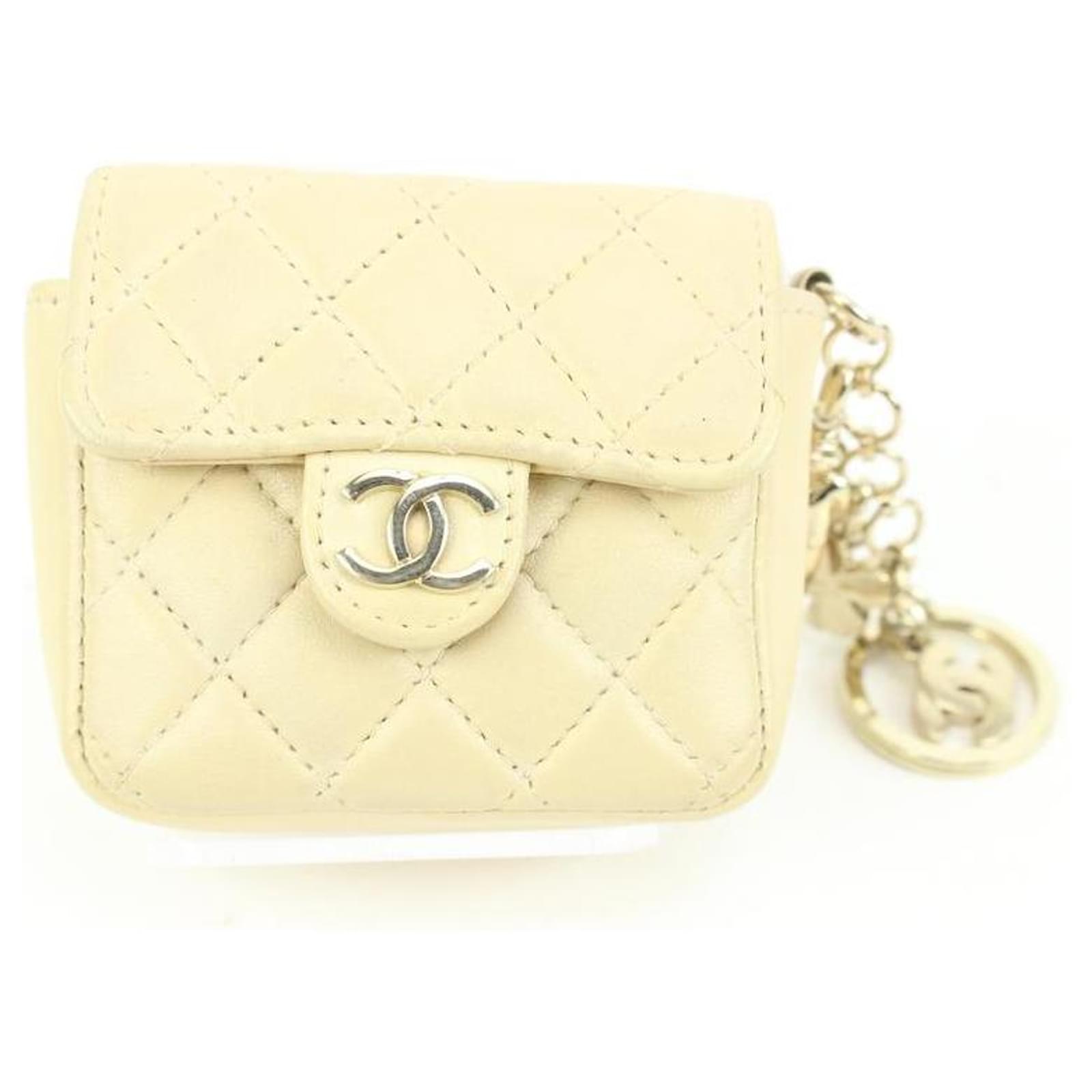 Chanel Beige Leather Micro Classic Flap Belt Bag Chanel | The Luxury Closet