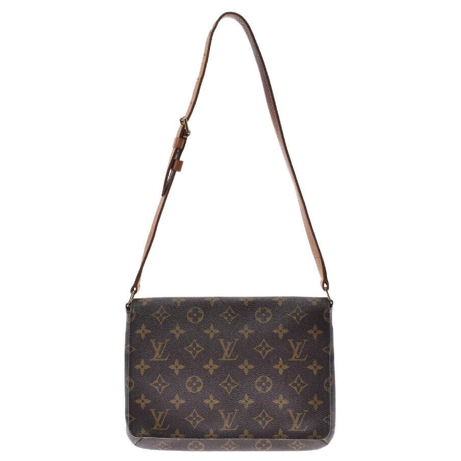 Louis Vuitton Musette Tango Brown Cloth ref.634802 - Joli Closet