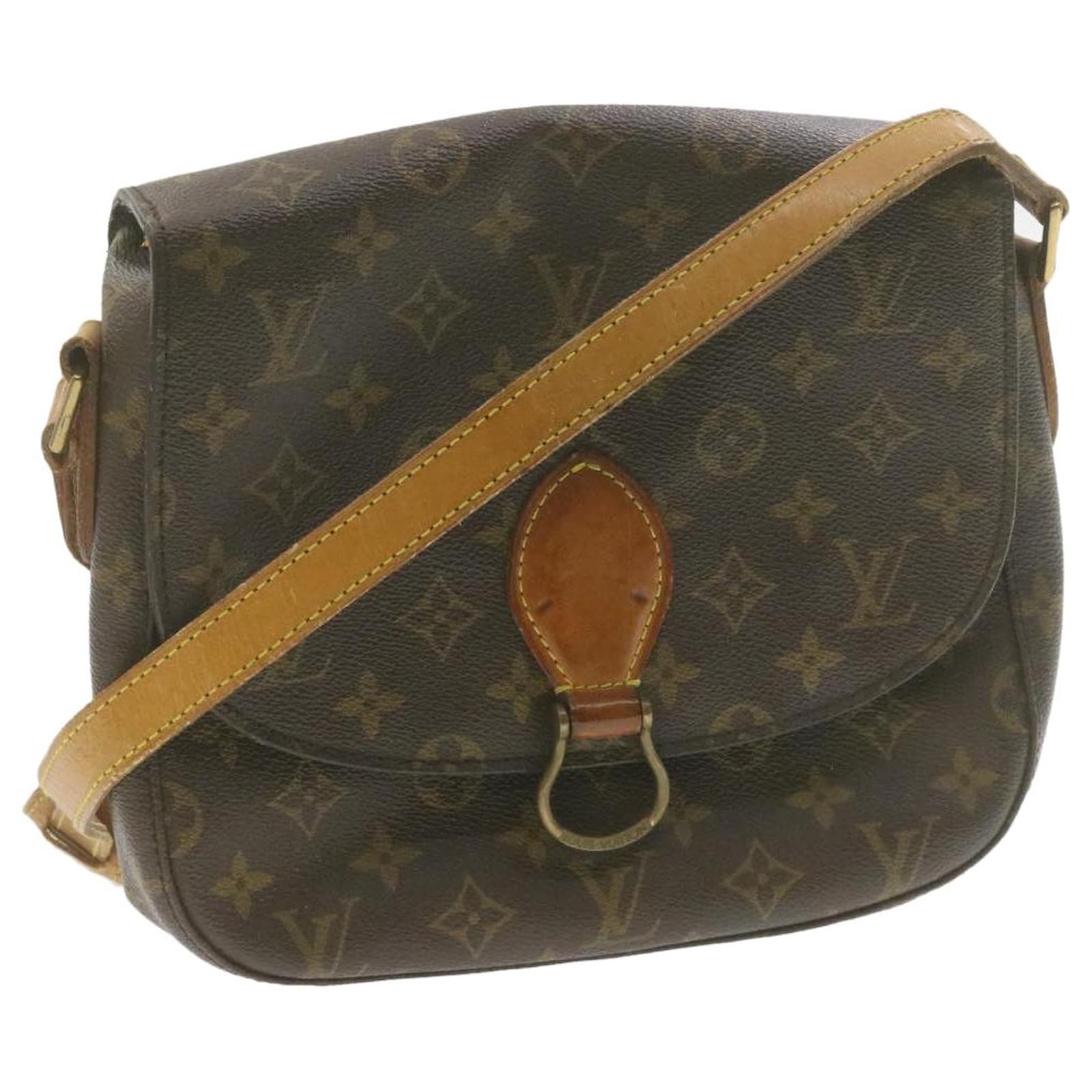 LOUIS VUITTON Monogram Saint Cloud GM Shoulder Bag M51242 LV Auth am980g