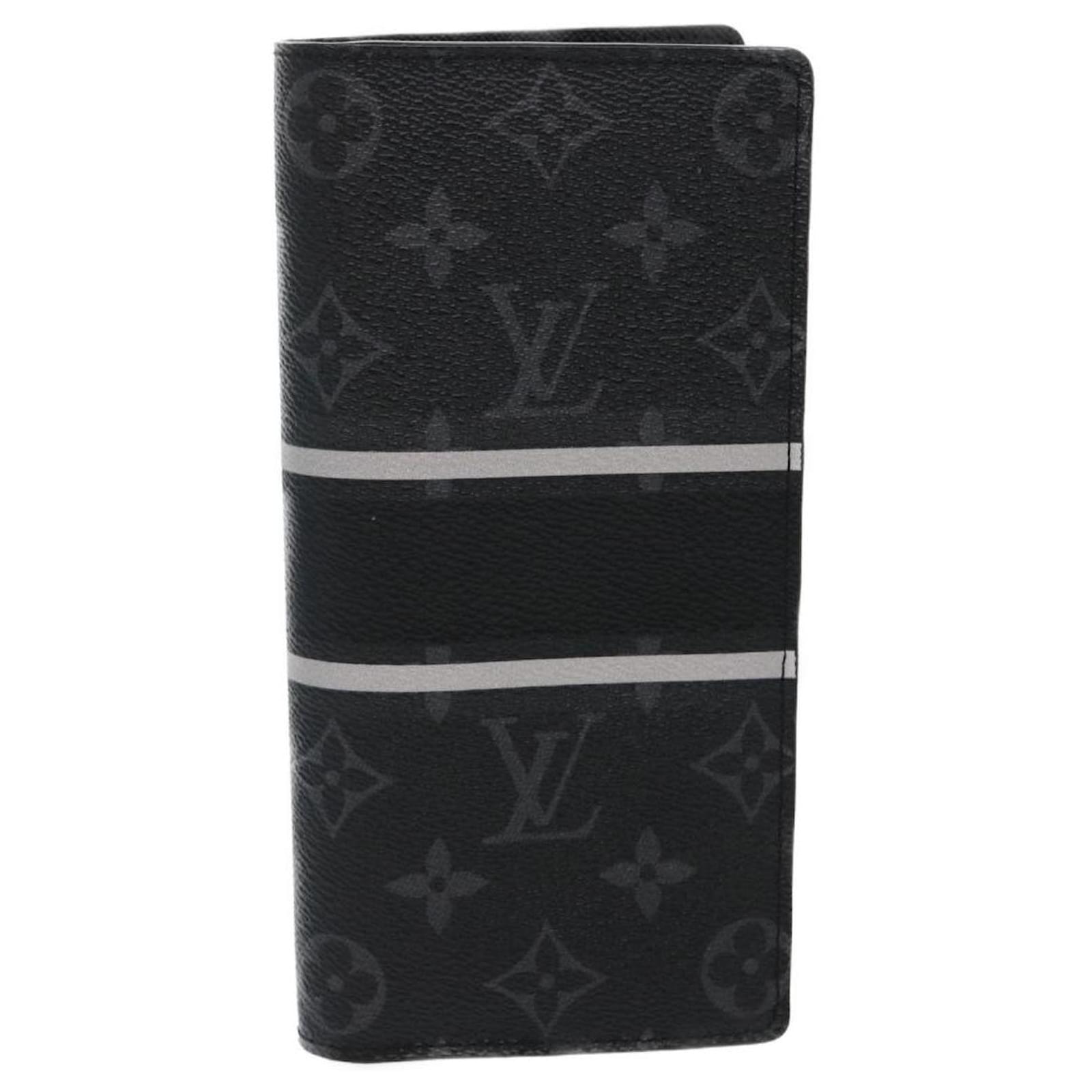 Louis Vuitton Portefeuille Brazza Leather Wallet (pre-owned) in Black for  Men