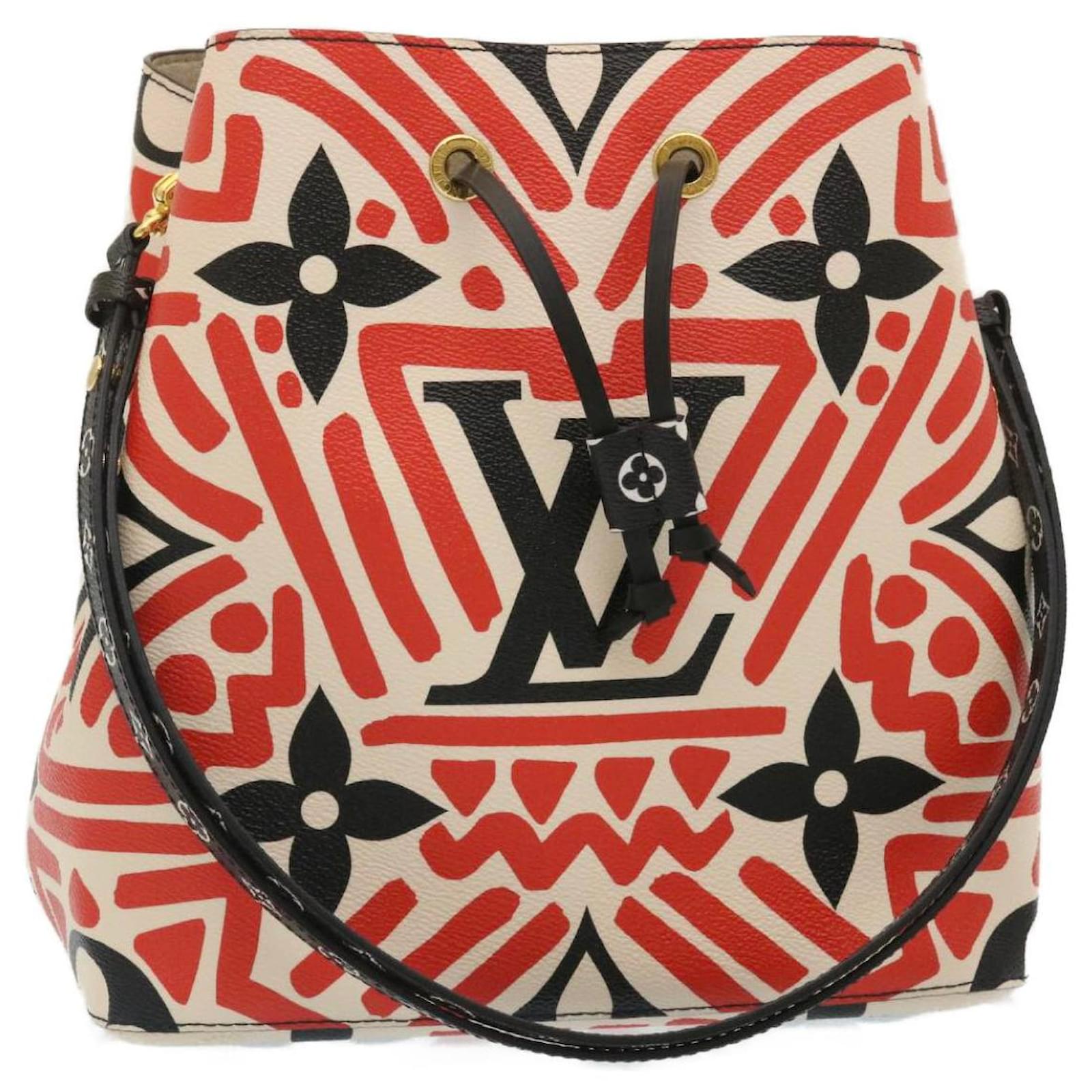 Louis Vuitton Monogram Neo Noe Shoulder Bag Rose Poodle M44022 LV Auth 33984