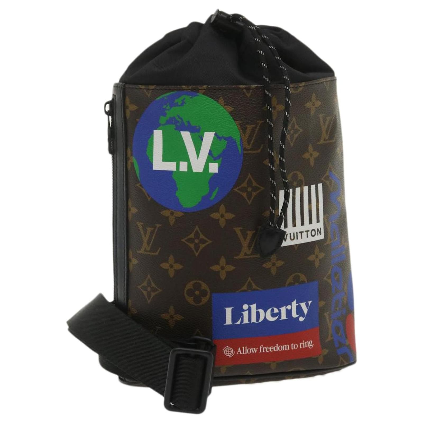LOUIS VUITTON Monogram Chalk sling Bag Body Bag M44625 LV Auth