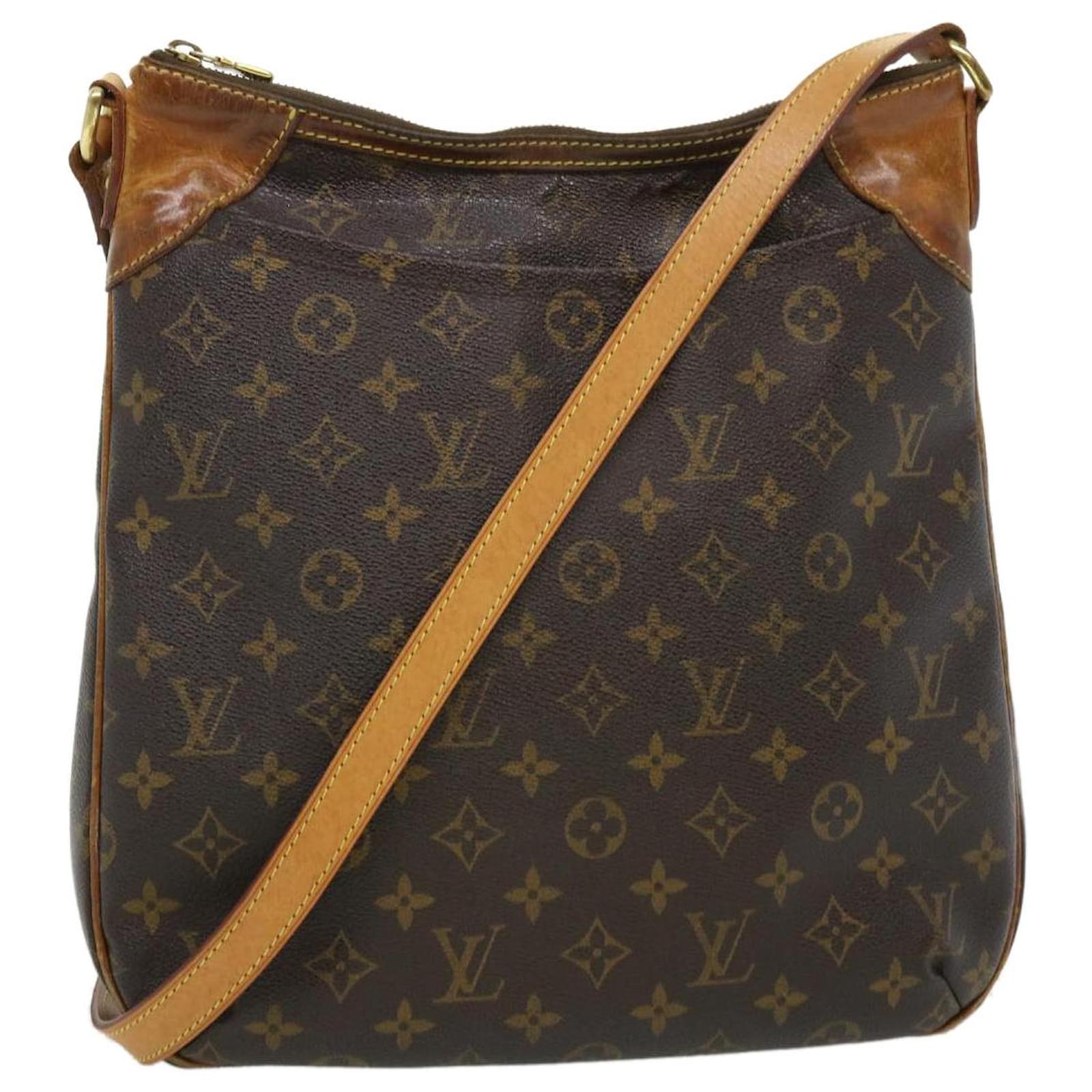 LOUIS VUITTON Monogram Odeon MM Shoulder Bag M56389 LV Auth 36806